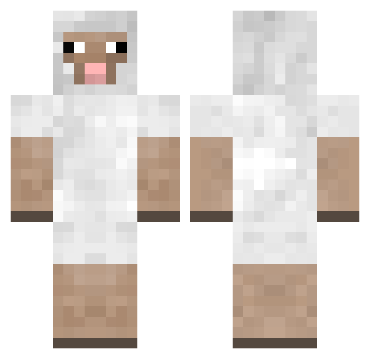 Rammy12345 Minecraft skin, front and back view