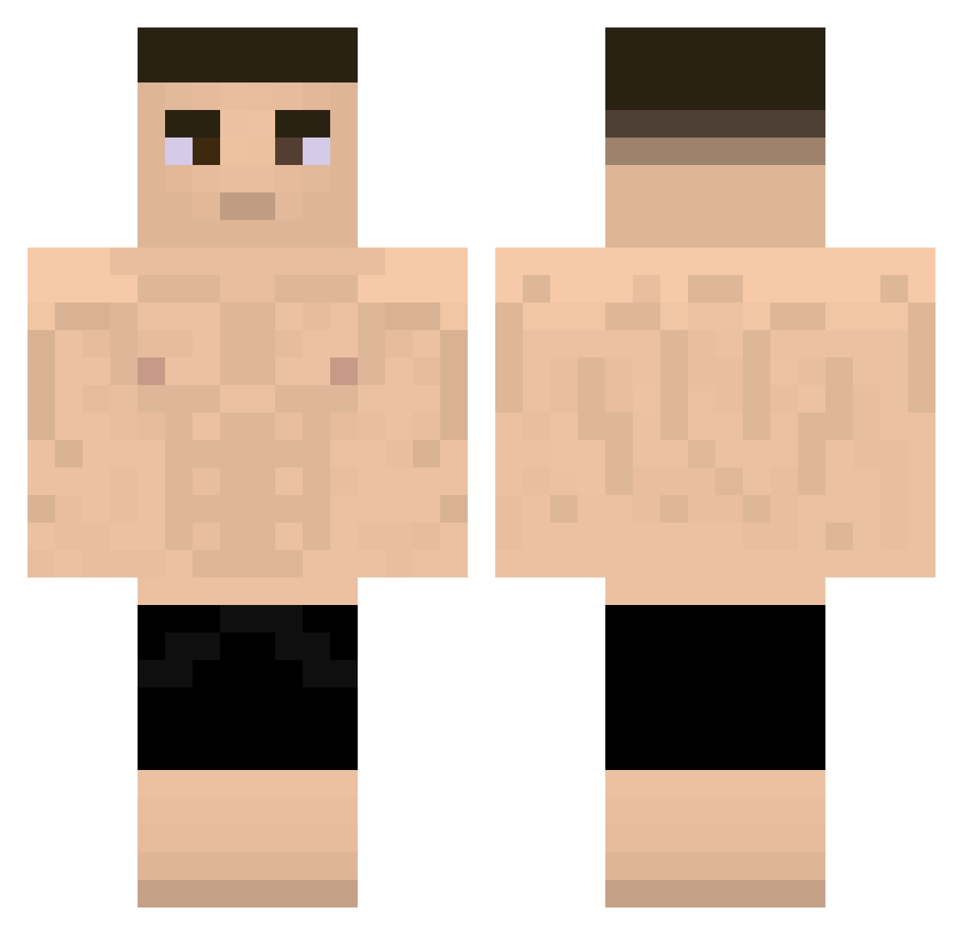 SiRIX84 Minecraft skin, front and back view