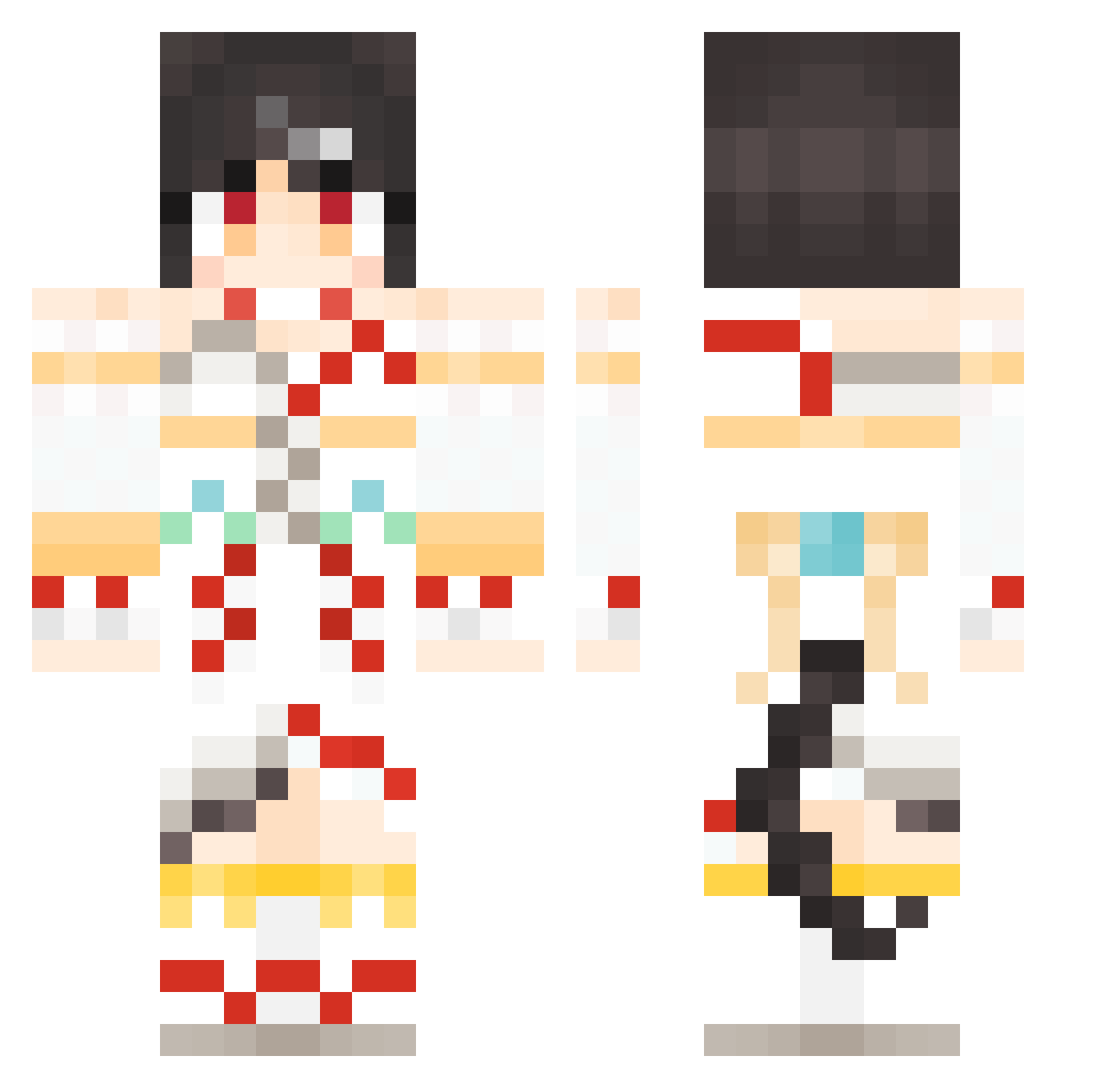 Ssomeone1489 Minecraft skin, front and back view