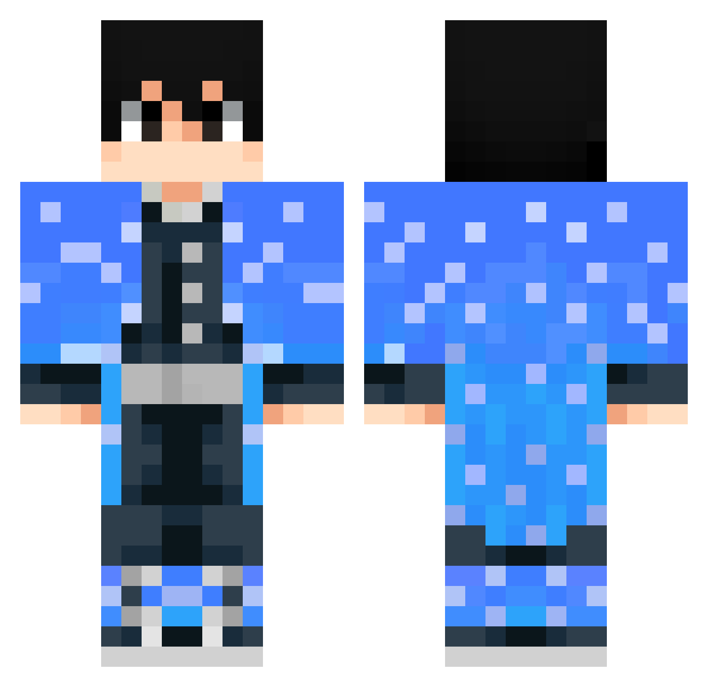 Just_Some_Nerd Minecraft skin, front and back view