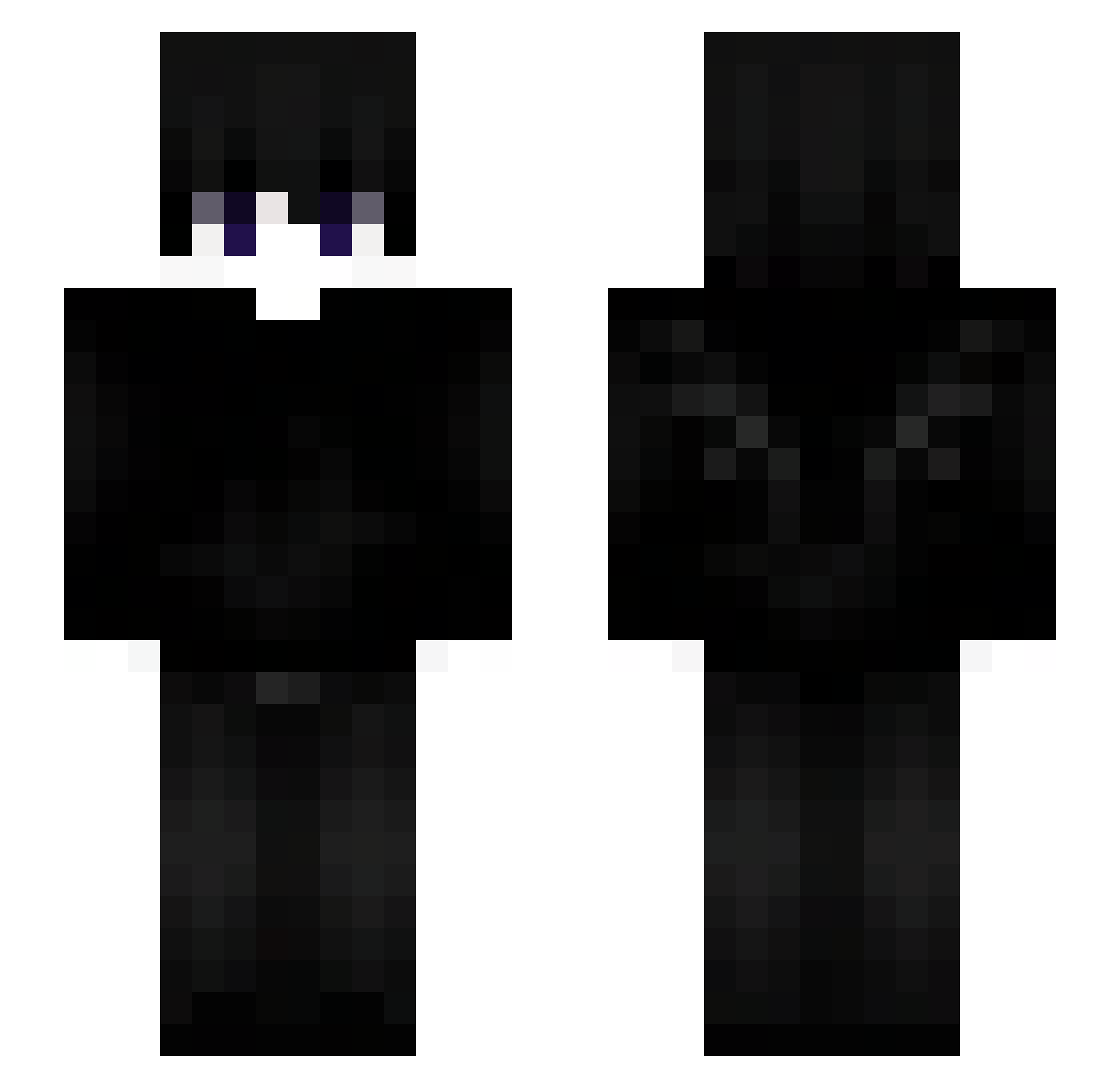 zbora01 Minecraft skin, front and back view