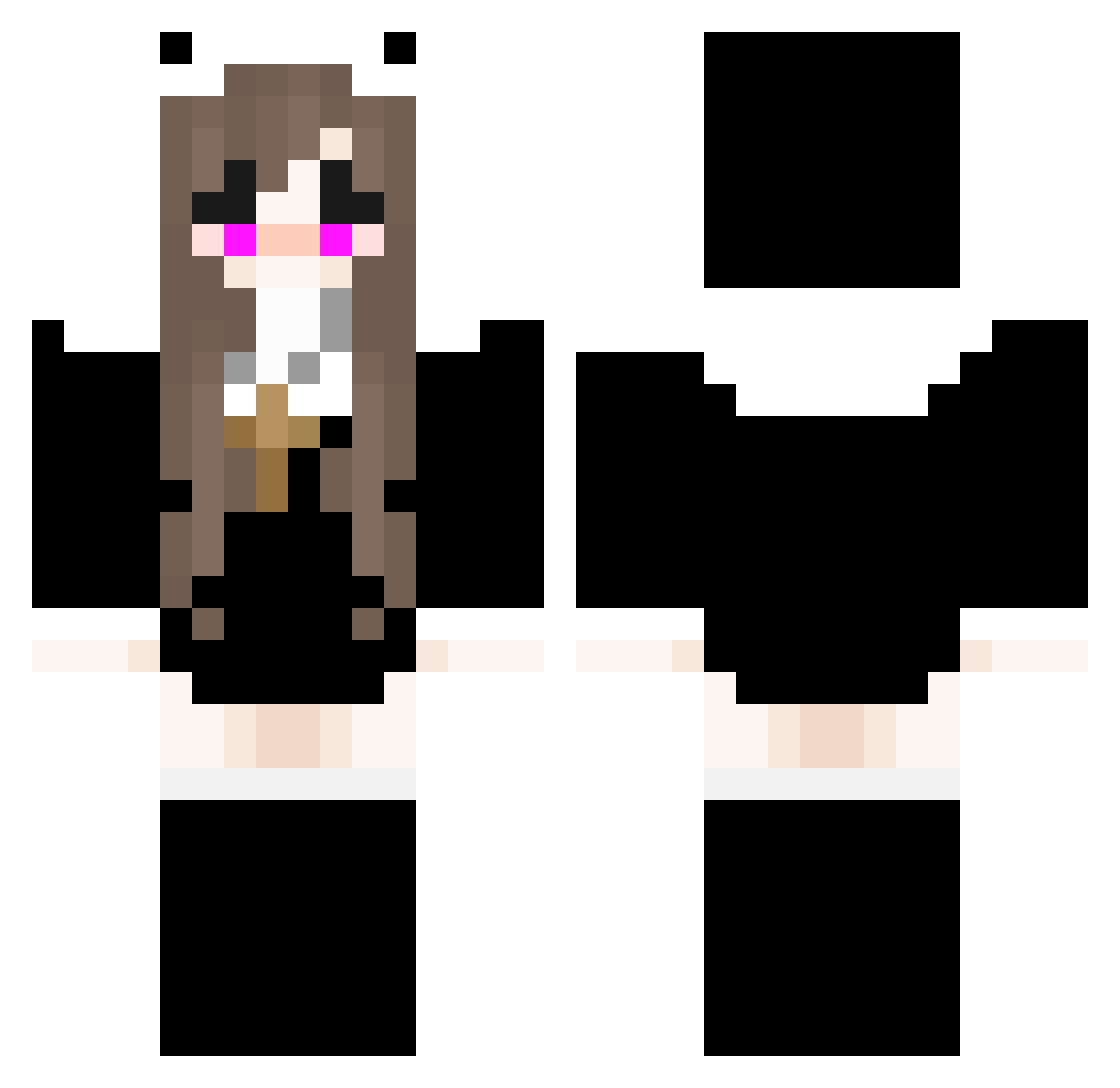 Stoned_Macaroni Minecraft skin, front and back view