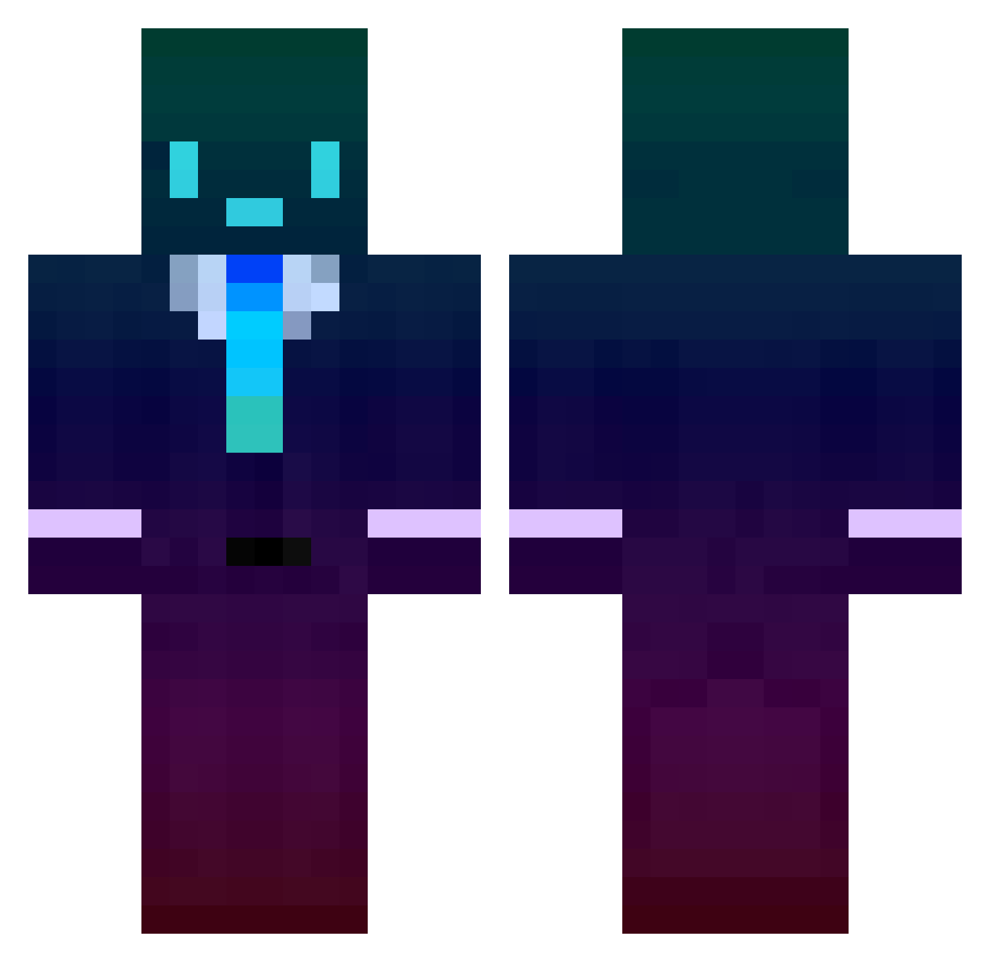 ThanhHoang2213 Minecraft skin, front and back view