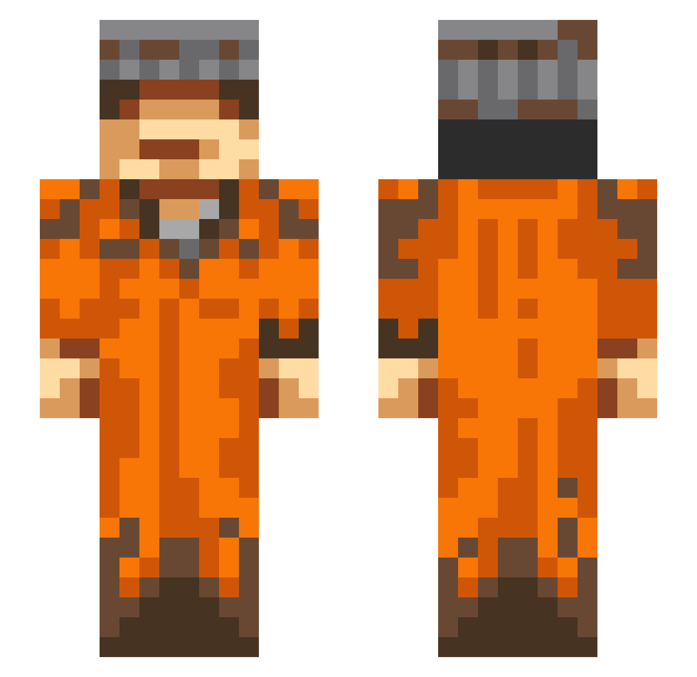 PanSzczesniak Minecraft skin, front and back view