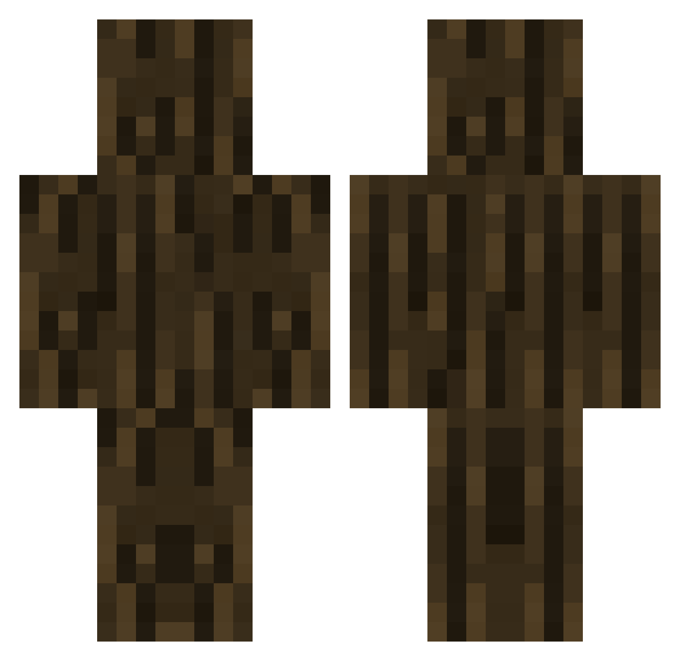 DARKS0ULS_ Minecraft skin, front and back view