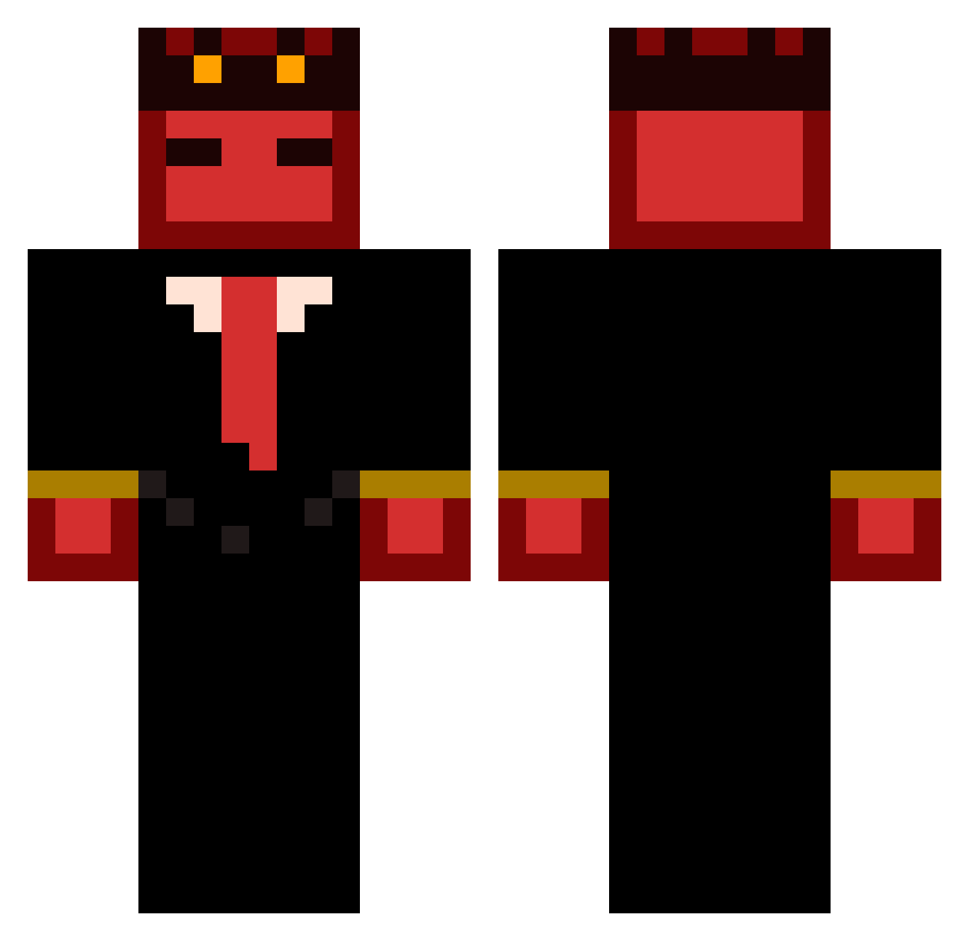 Marcyzzz_ Minecraft skin, front and back view