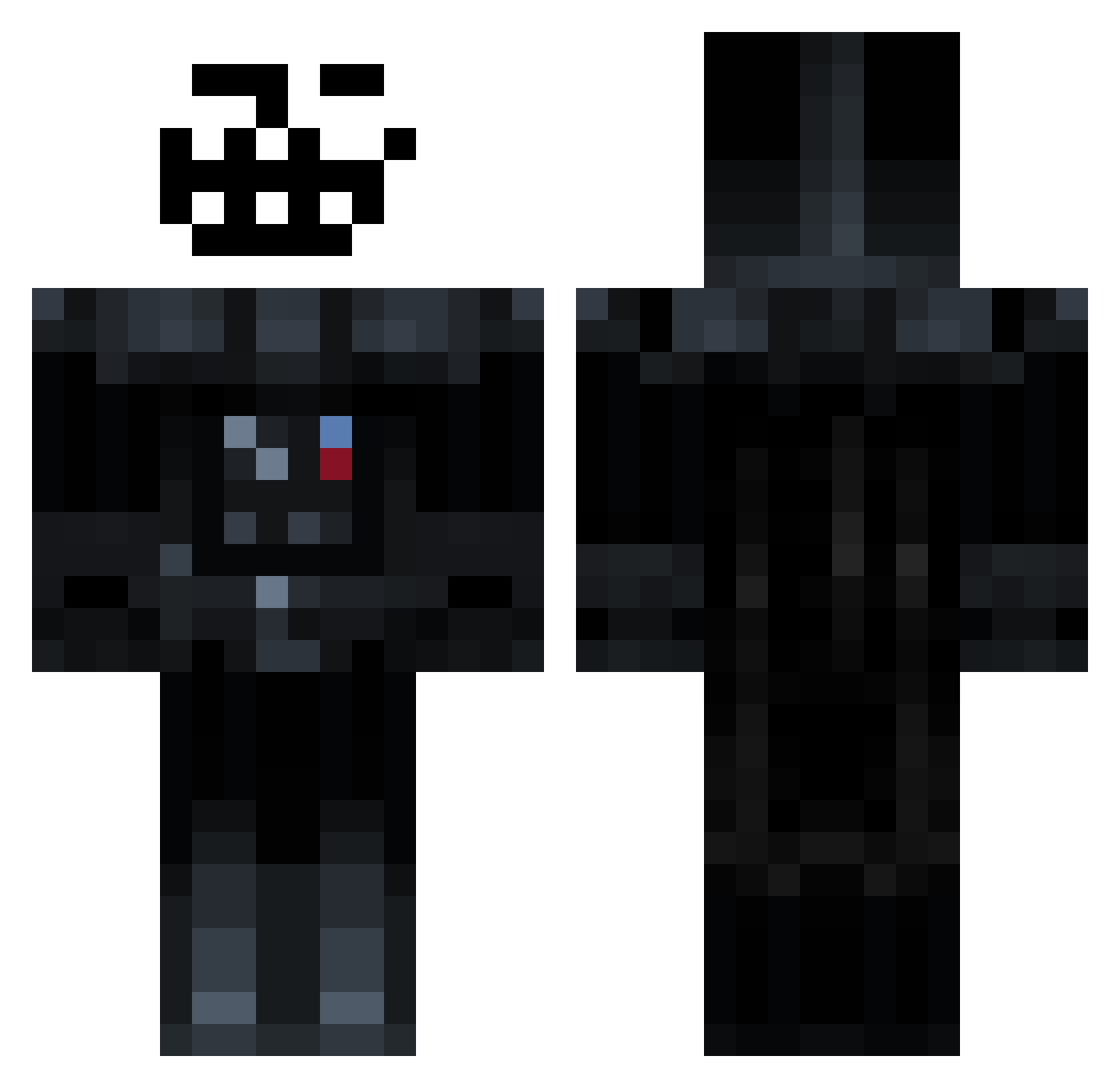 KIMKIM6639 Minecraft skin, front and back view