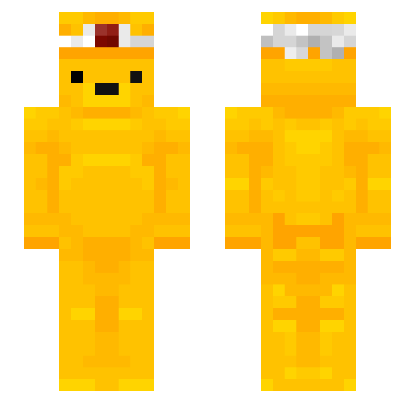 ProOfi96 Minecraft skin, front and back view