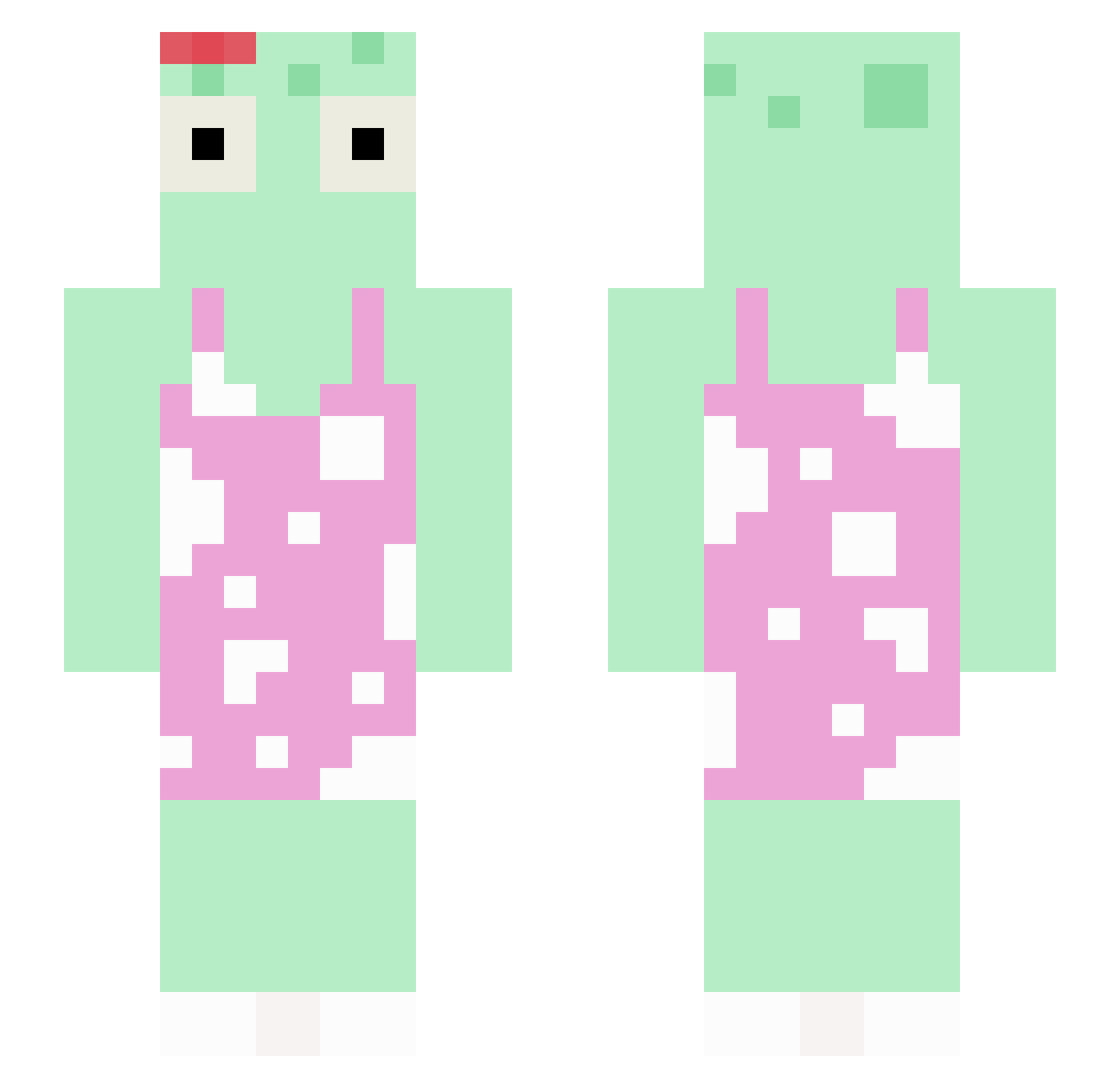 hails11 Minecraft skin, front and back view