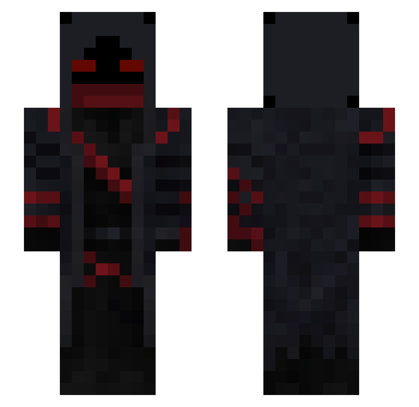 firestar33 Minecraft skin, front and back view