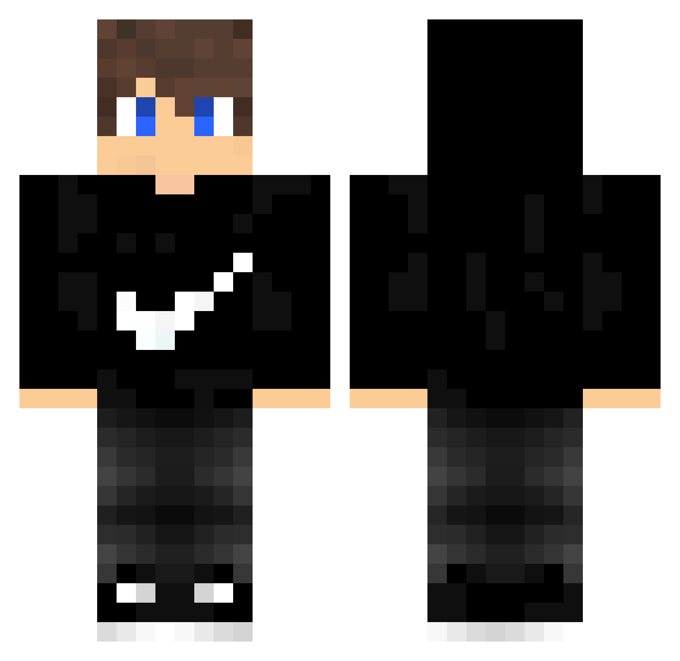 Humberto164 Minecraft skin, front and back view