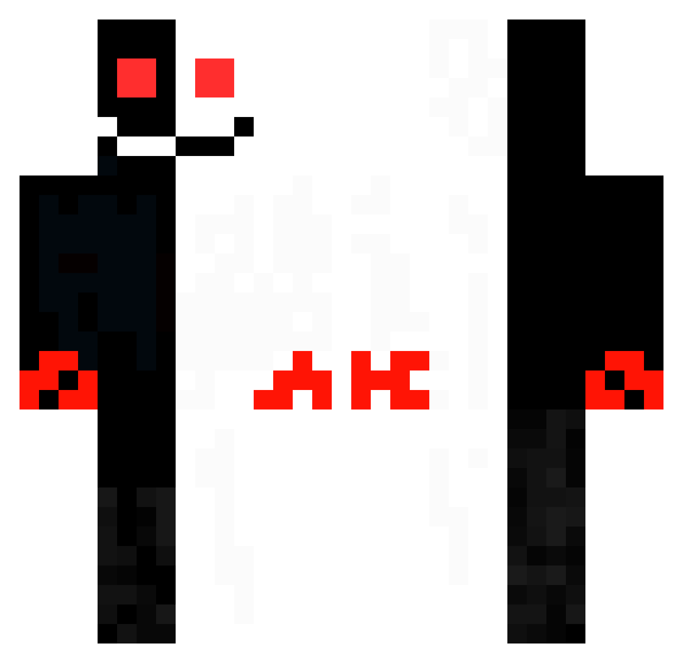 toplje Minecraft skin, front and back view