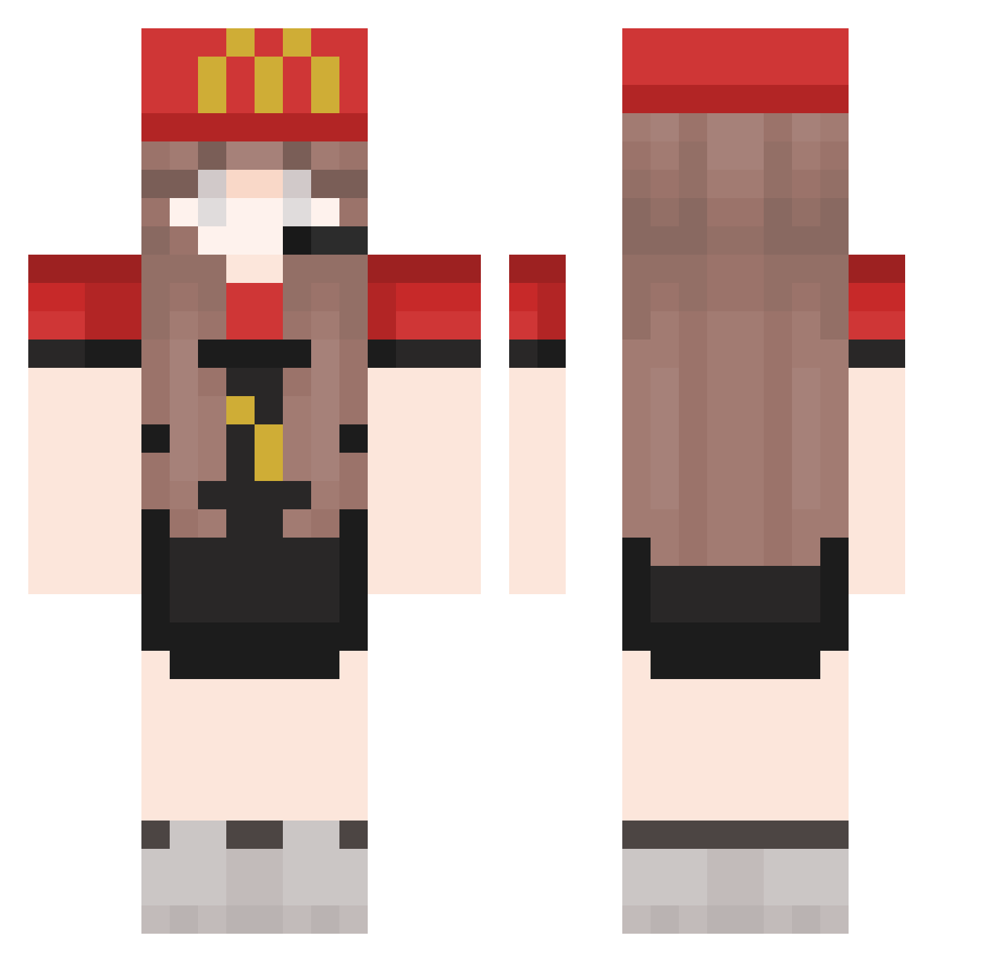 arttomasz_ Minecraft skin, front and back view