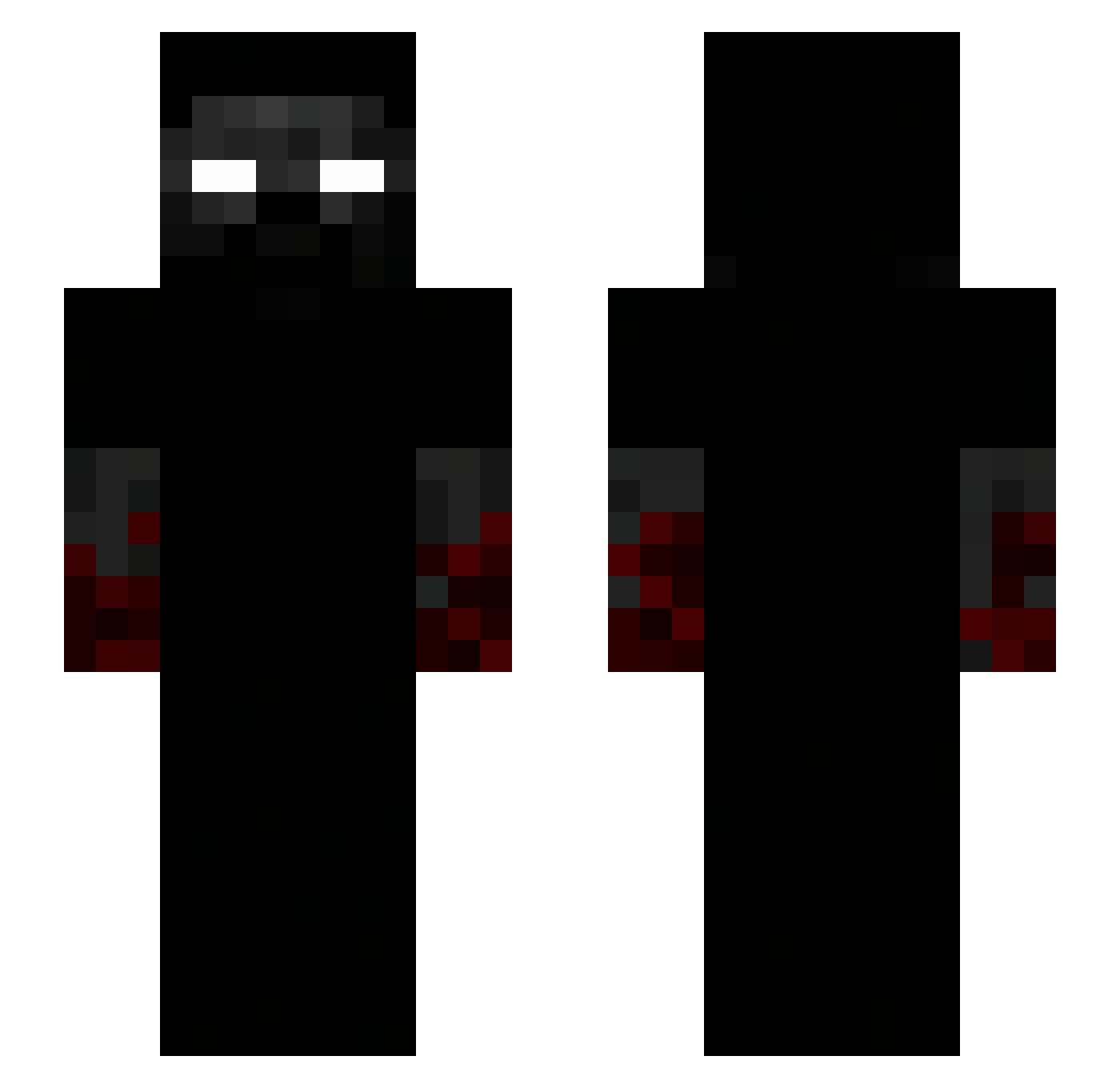 PindakaasLikker Minecraft skin, front and back view