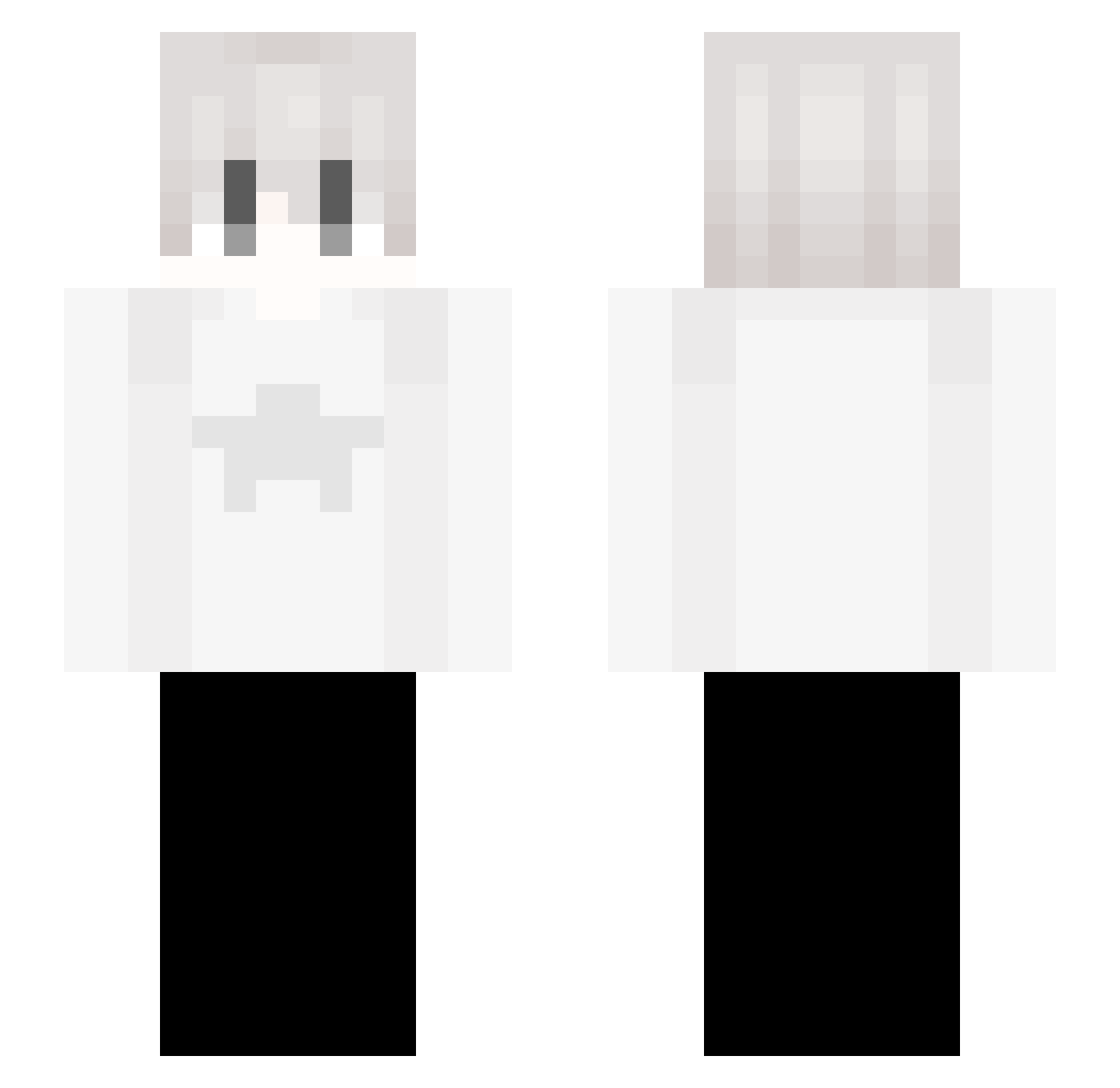 Ronny2024 Minecraft skin, front and back view