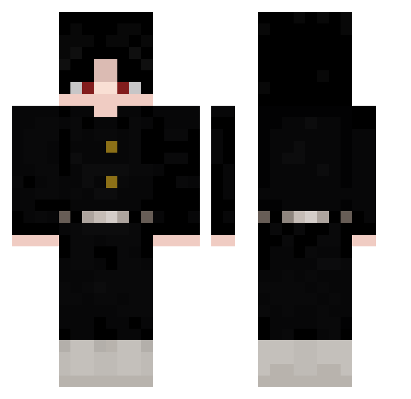 Ste1nP15tolen Minecraft skin, front and back view