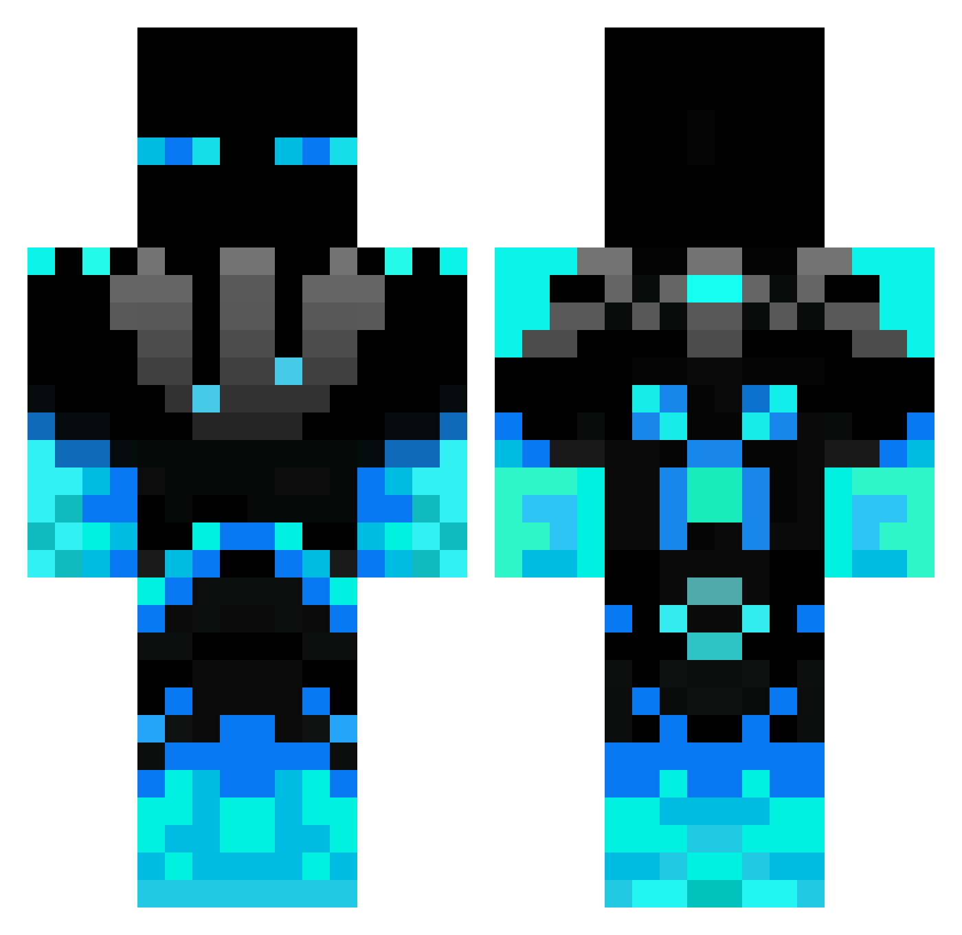 Stopftabacchi Minecraft skin, front and back view
