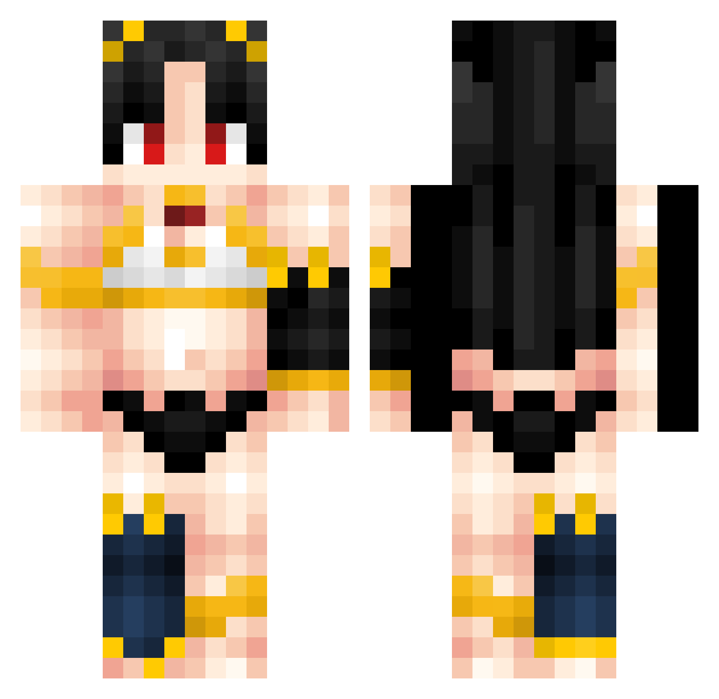 duo_lao_a Minecraft skin, front and back view