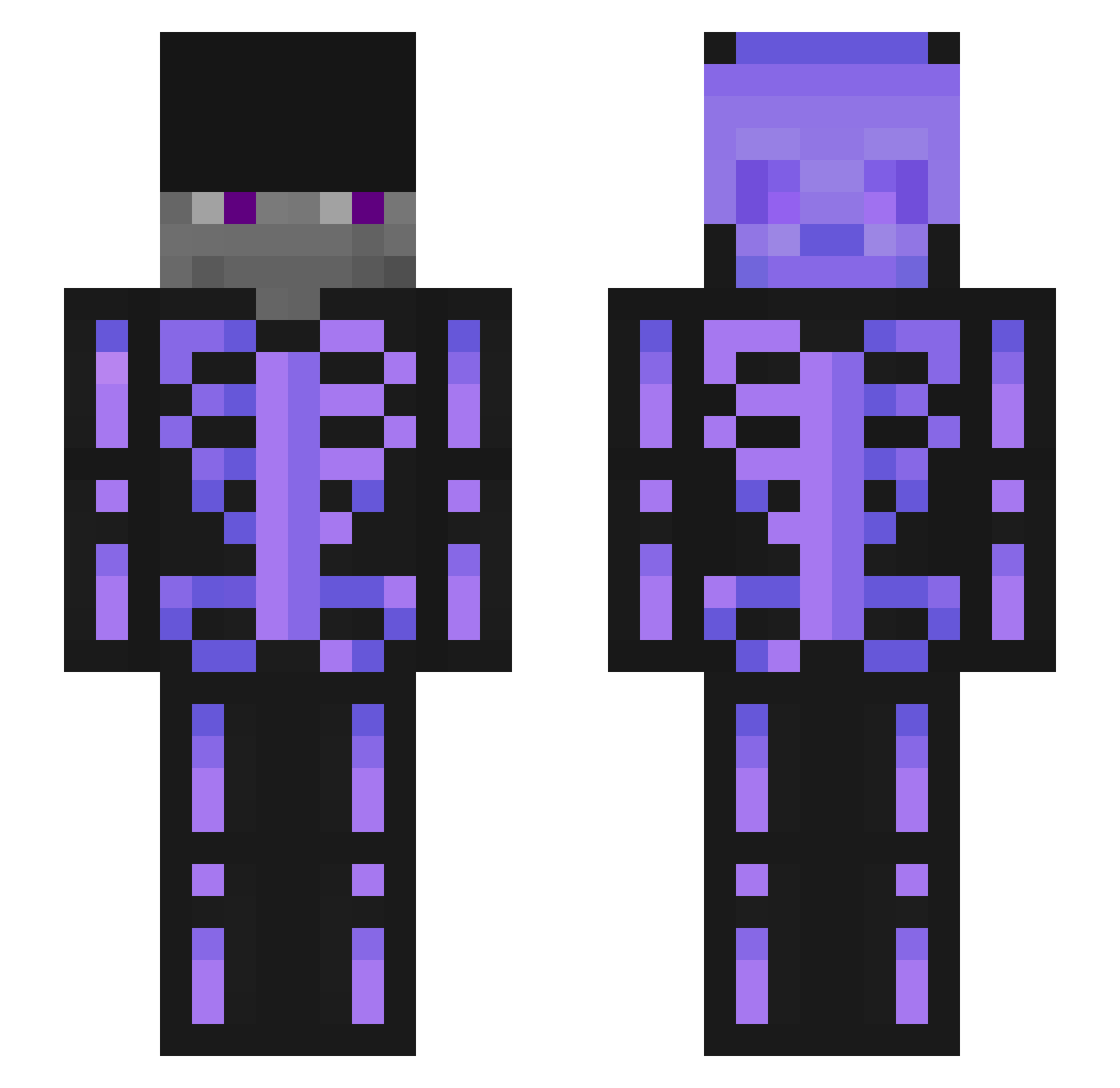 foitrolado Minecraft skin, front and back view
