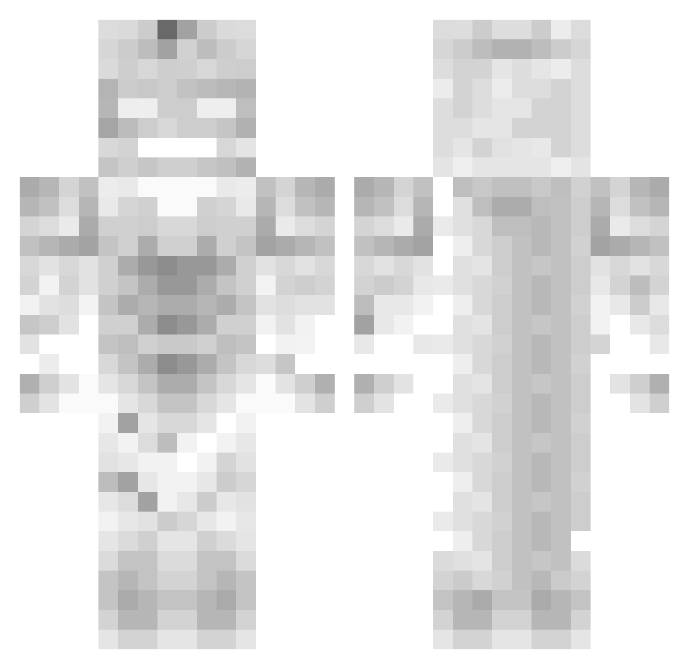 Orangensaft47 Minecraft skin, front and back view