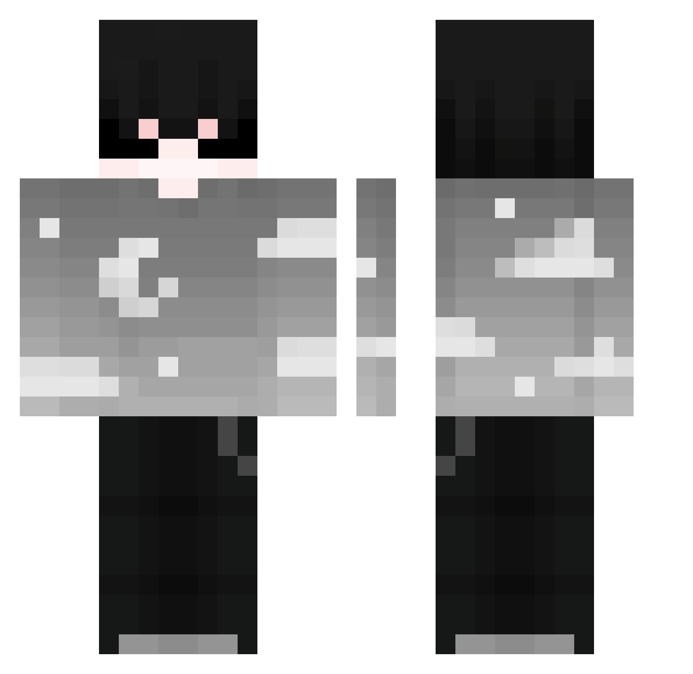 ImClxud_ Minecraft skin, front and back view