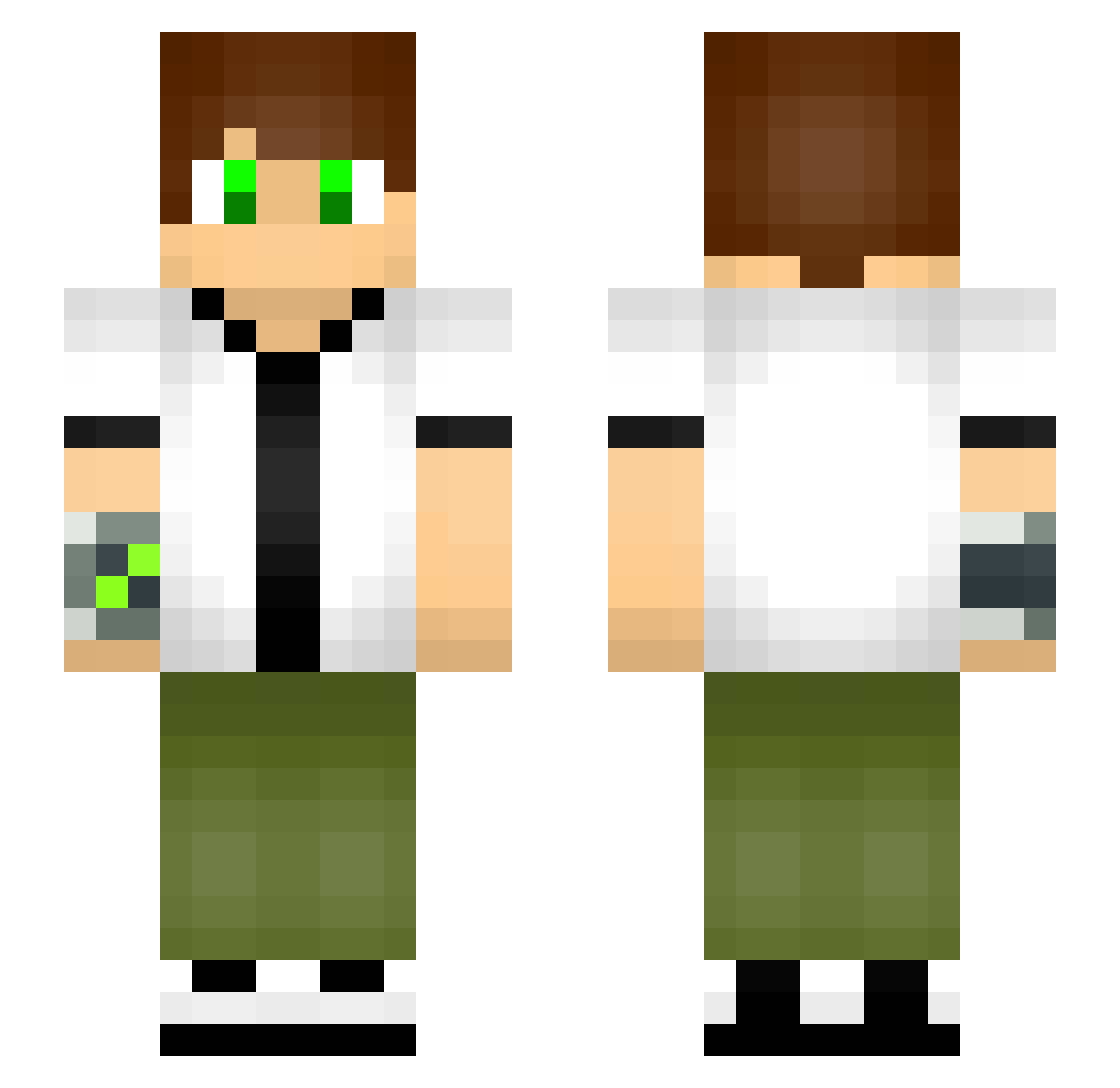 Saiko_SempaI Minecraft skin, front and back view