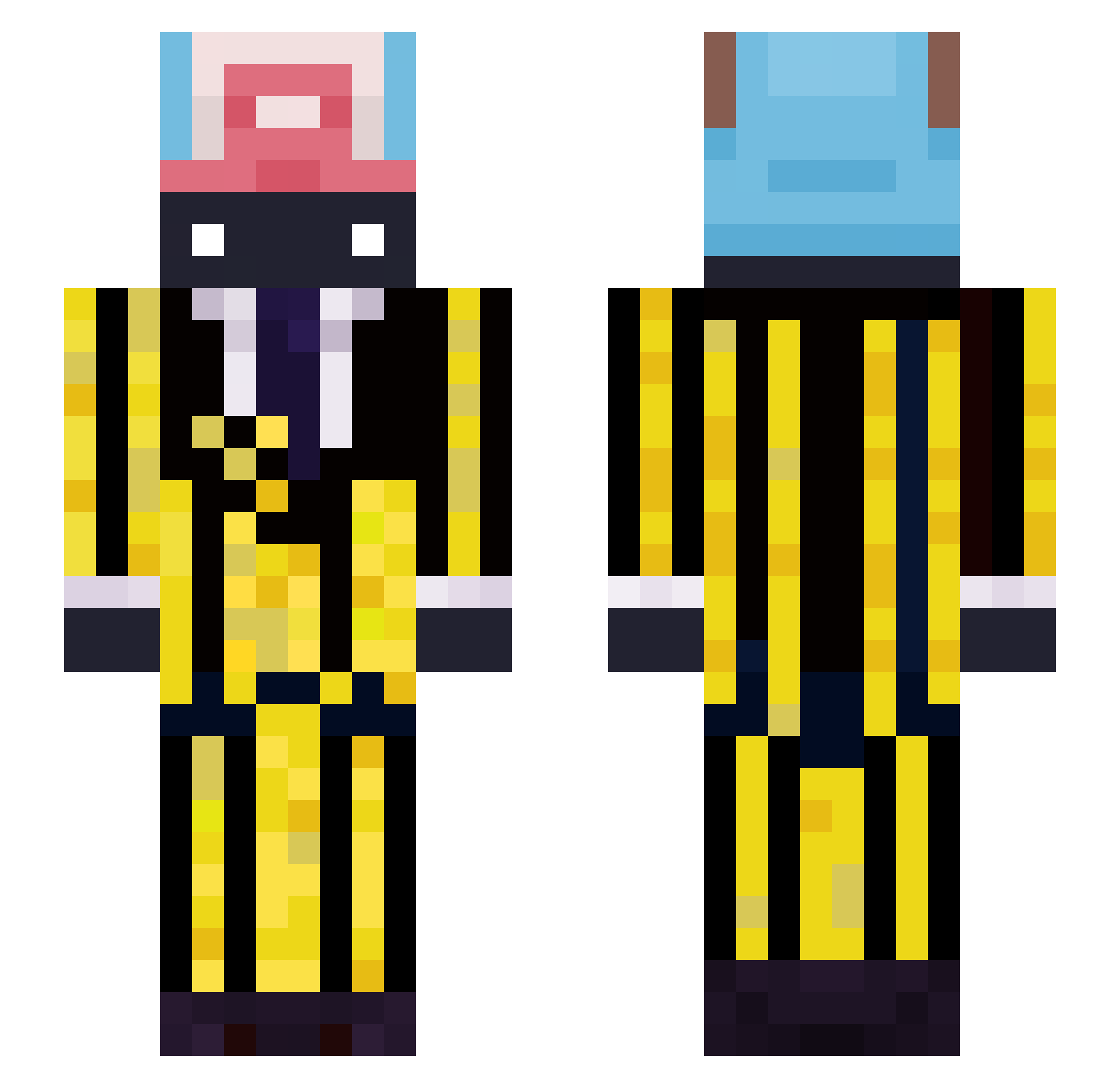 cmgr_ Minecraft skin, front and back view