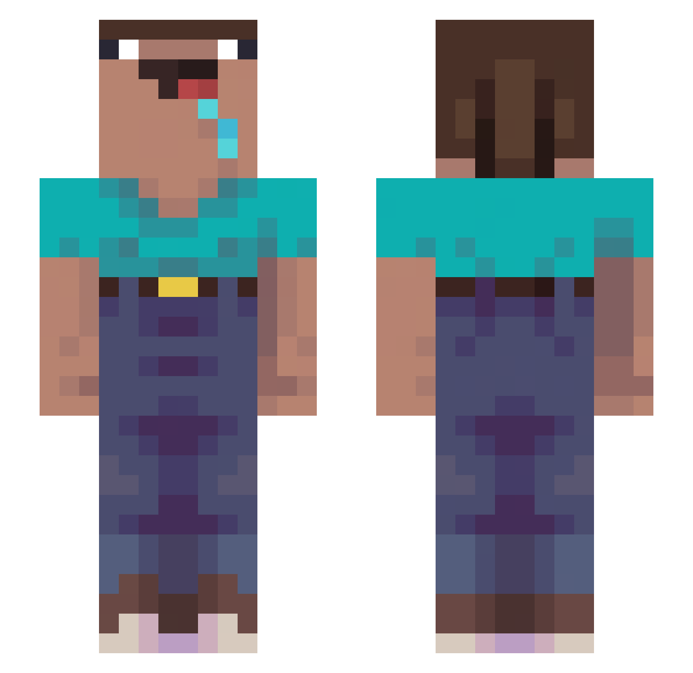 _settino_ Minecraft skin, front and back view