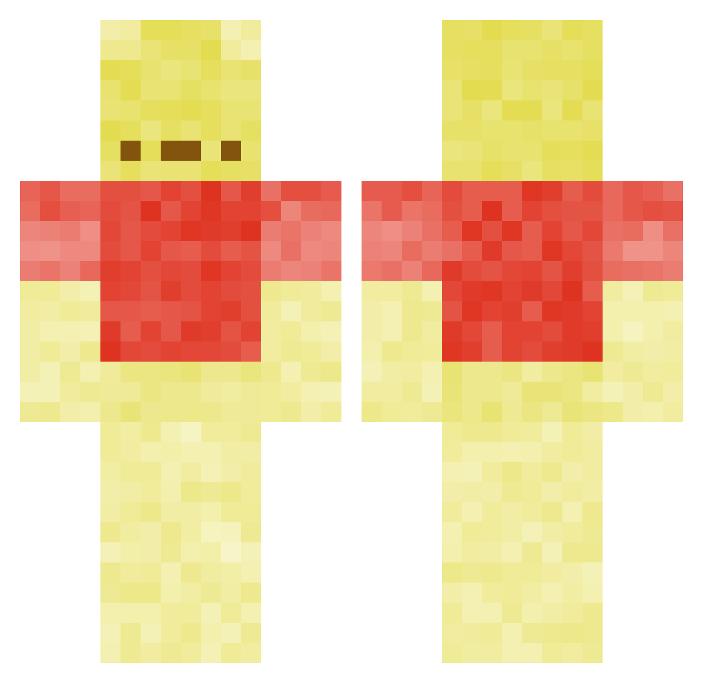 Pepi220515 Minecraft skin, front and back view