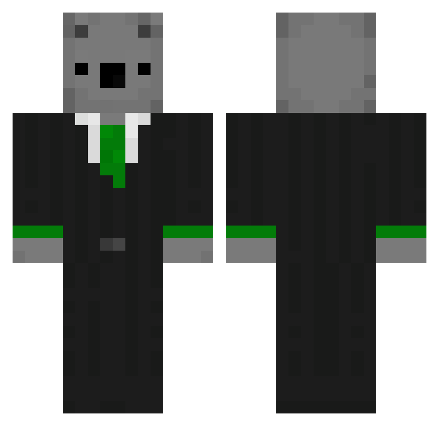 good1294 Minecraft skin, front and back view