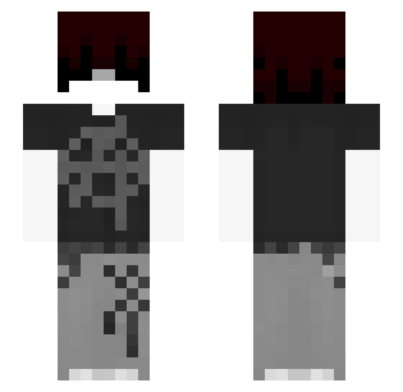 ggezinBIG Minecraft skin, front and back view