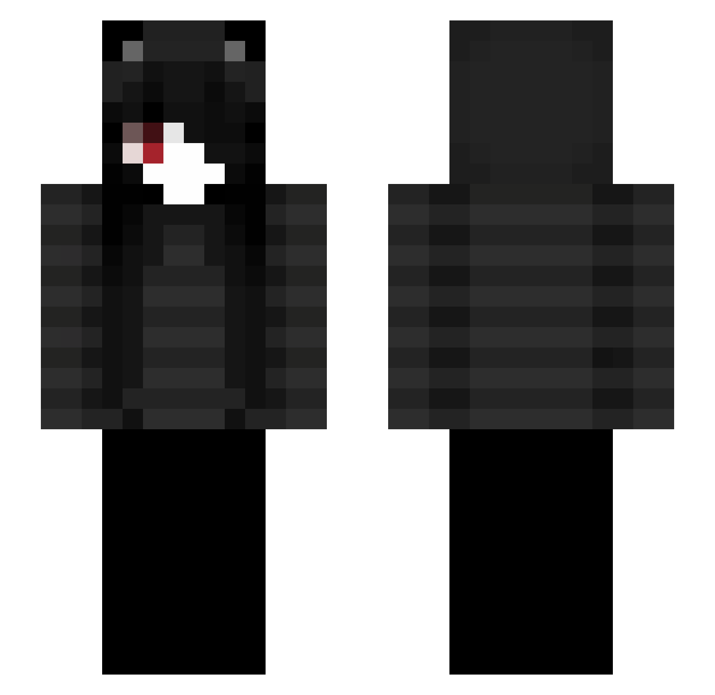 ebtqcz Minecraft skin, front and back view