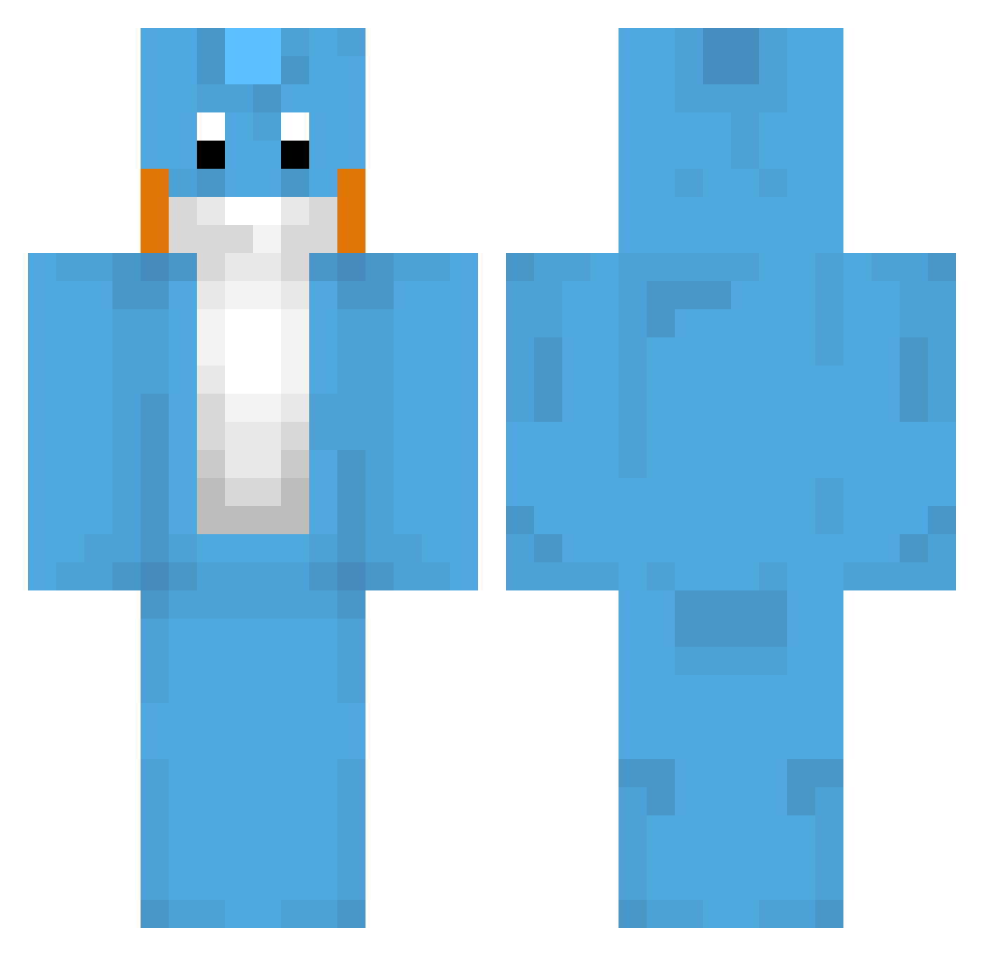 Redlion_629 Minecraft skin, front and back view