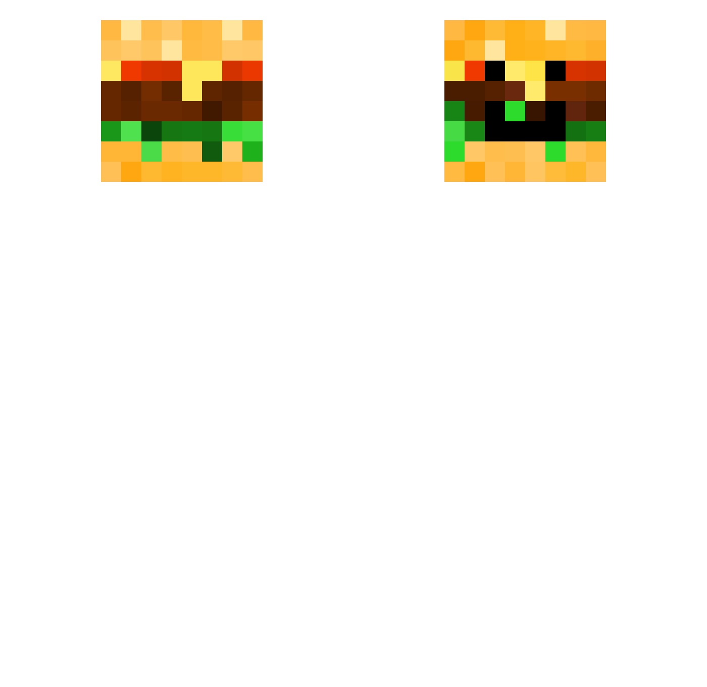 LEINI_2 Minecraft skin, front and back view