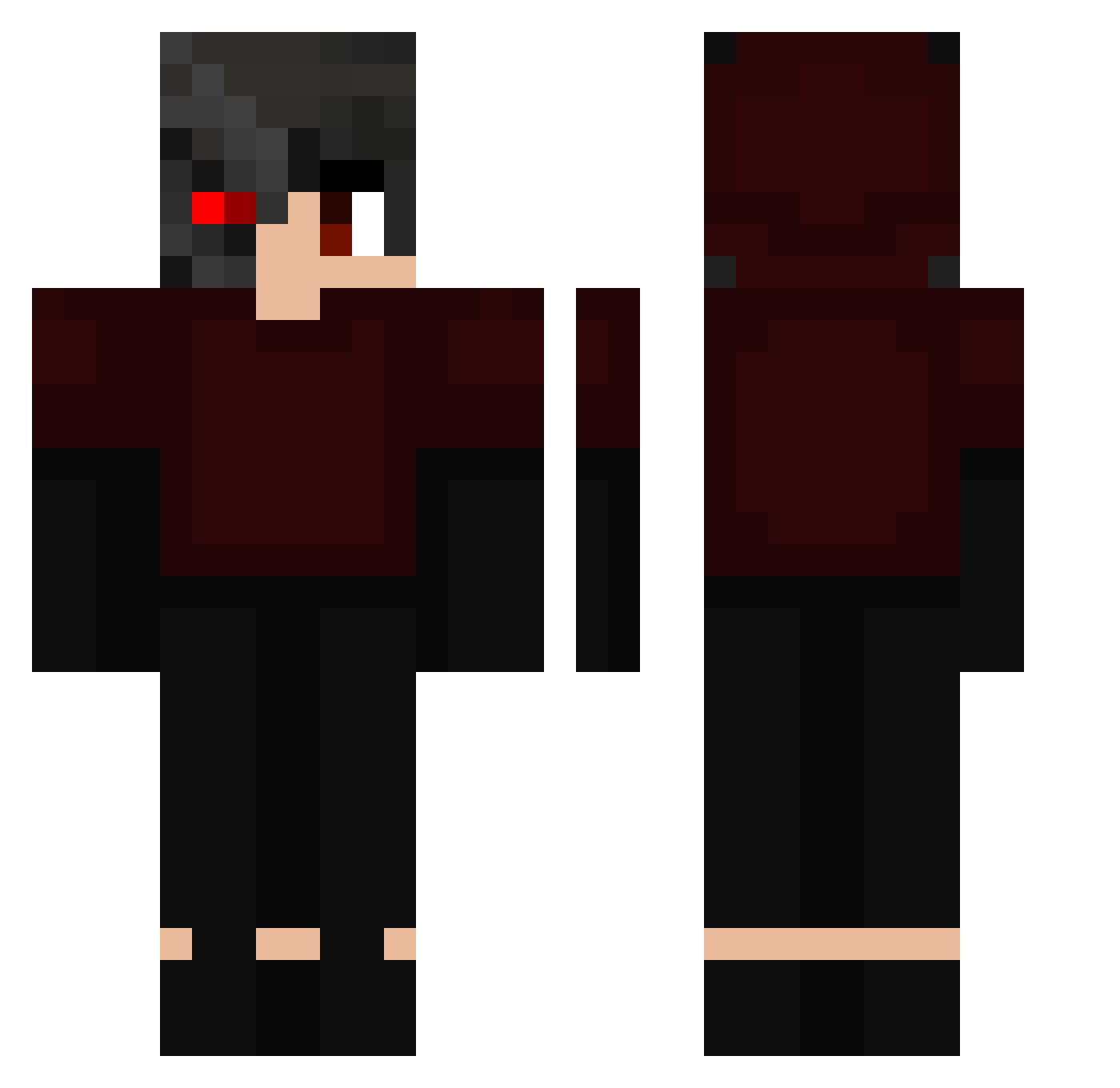 serag_al_arby_gf Minecraft skin, front and back view