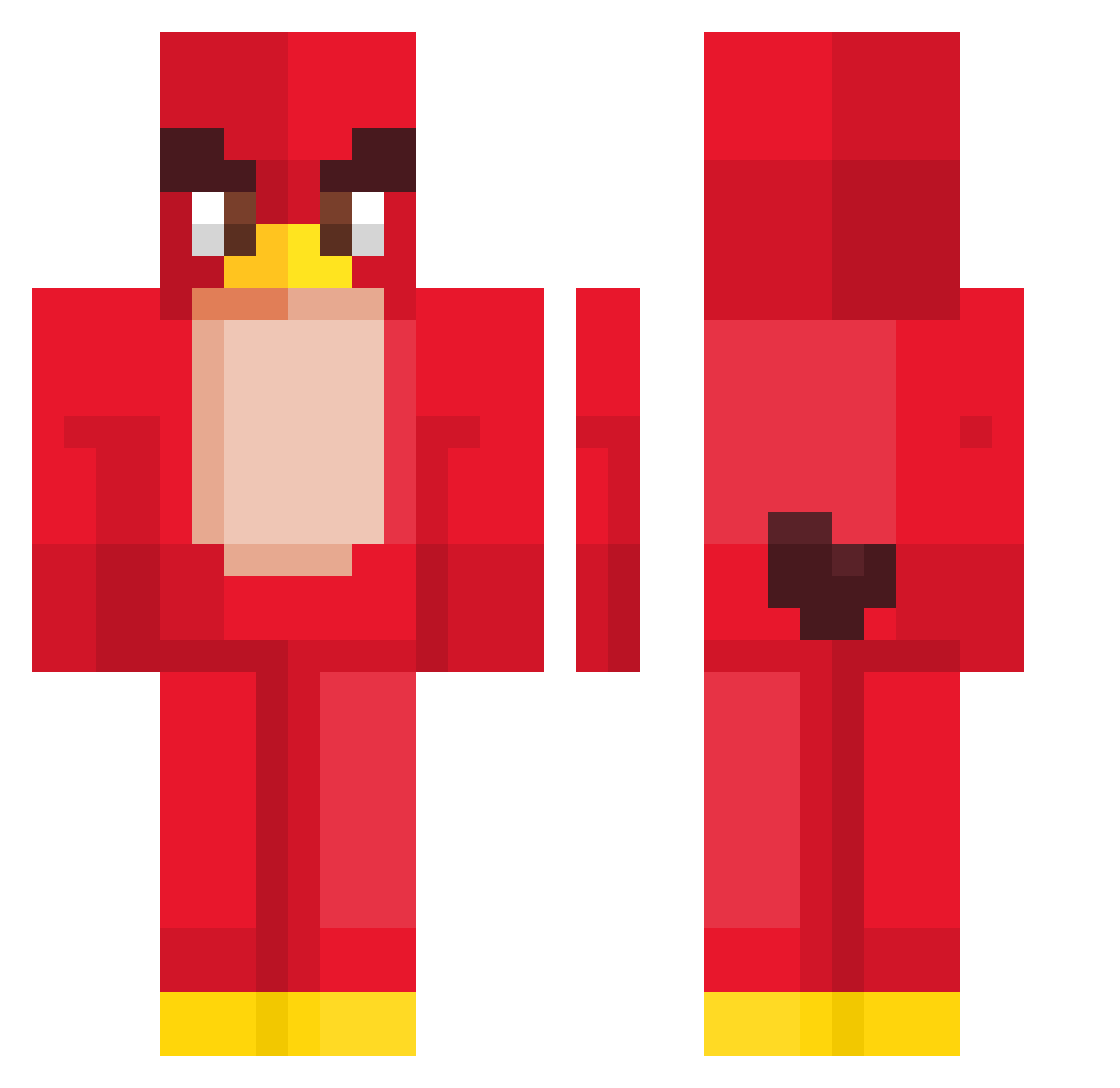 doctor_mooshe Minecraft skin, front and back view