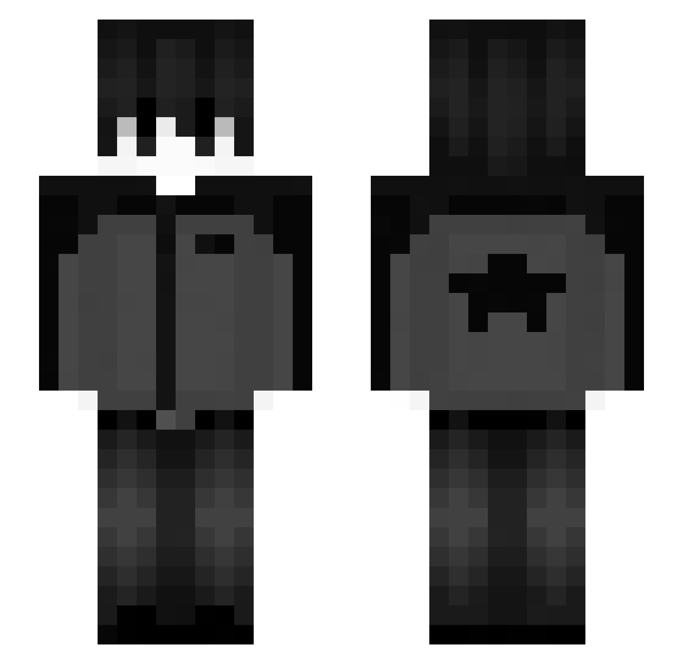 Emex_its Minecraft skin, front and back view