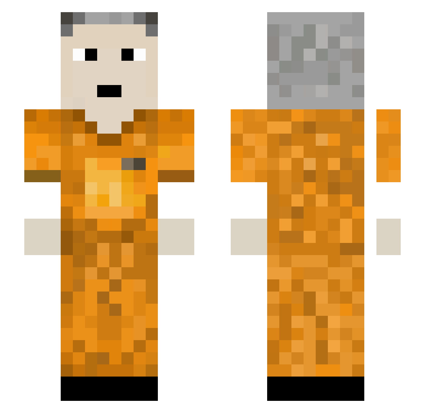 _kal_ Minecraft skin, front and back view