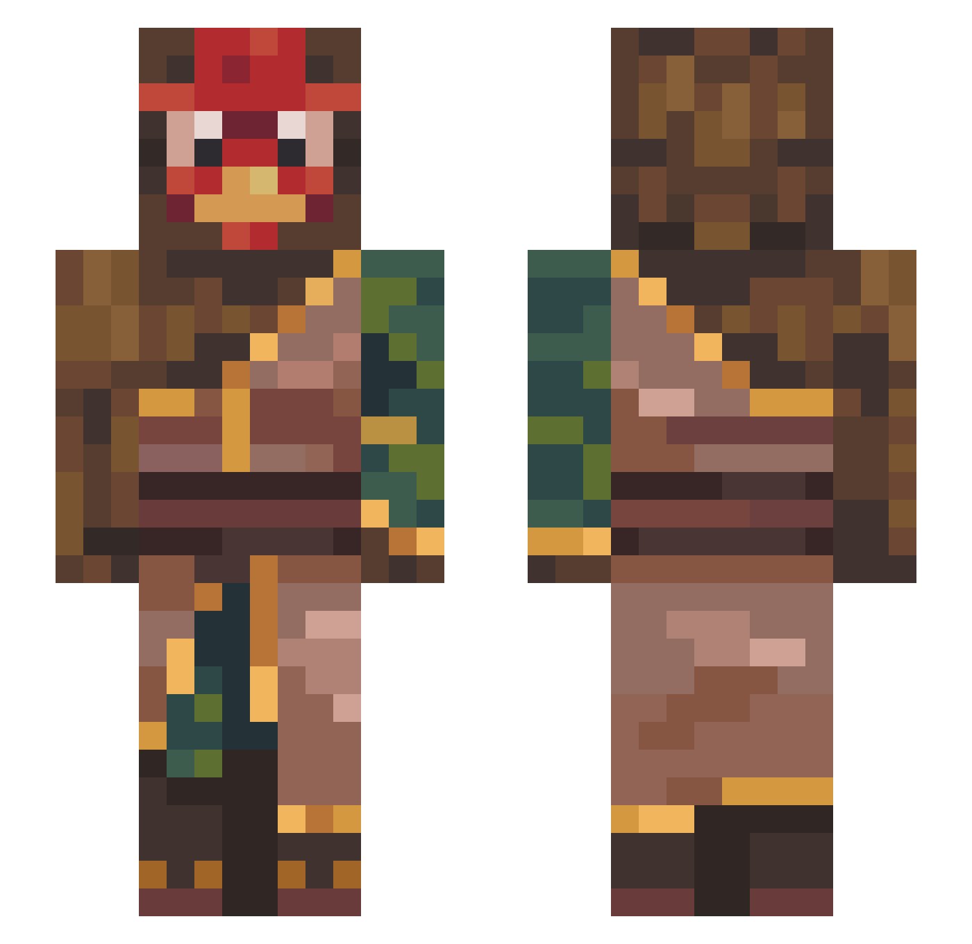 meeese6_ Minecraft skin, front and back view