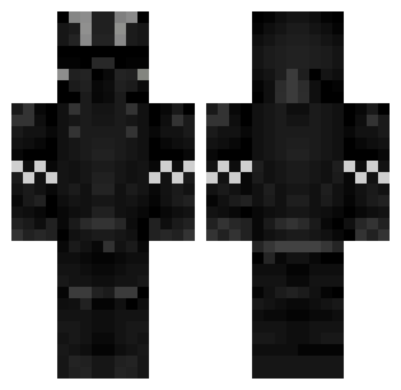 Hyperiom_ Minecraft skin, front and back view