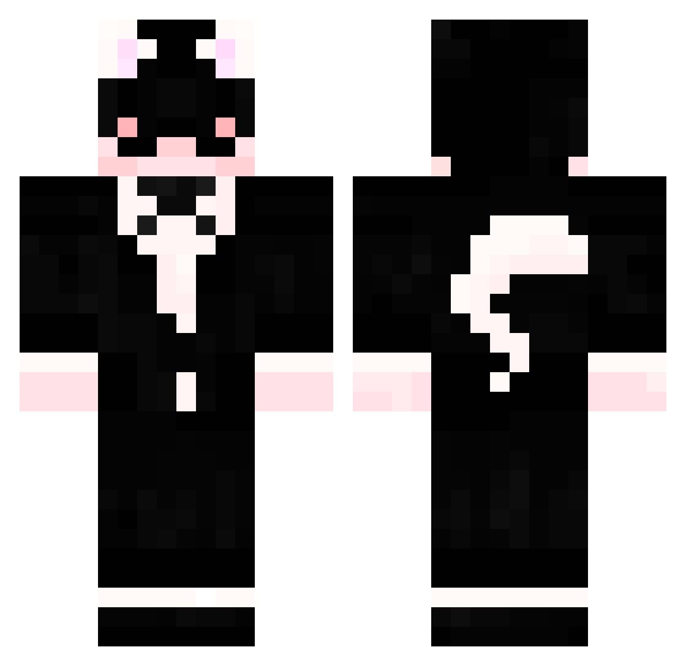 dobby_korea Minecraft skin, front and back view