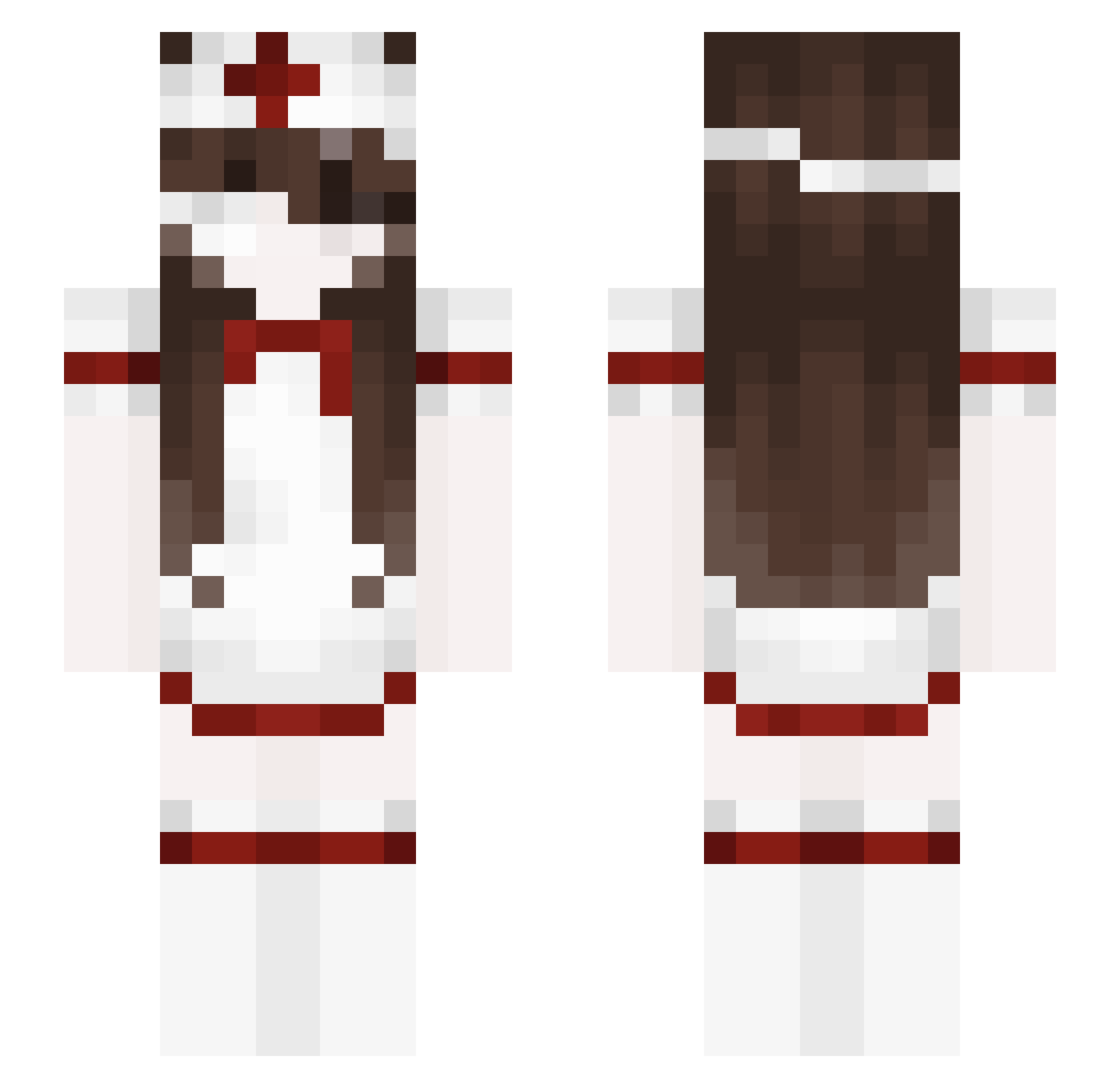 sleepuhh Minecraft skin, front and back view