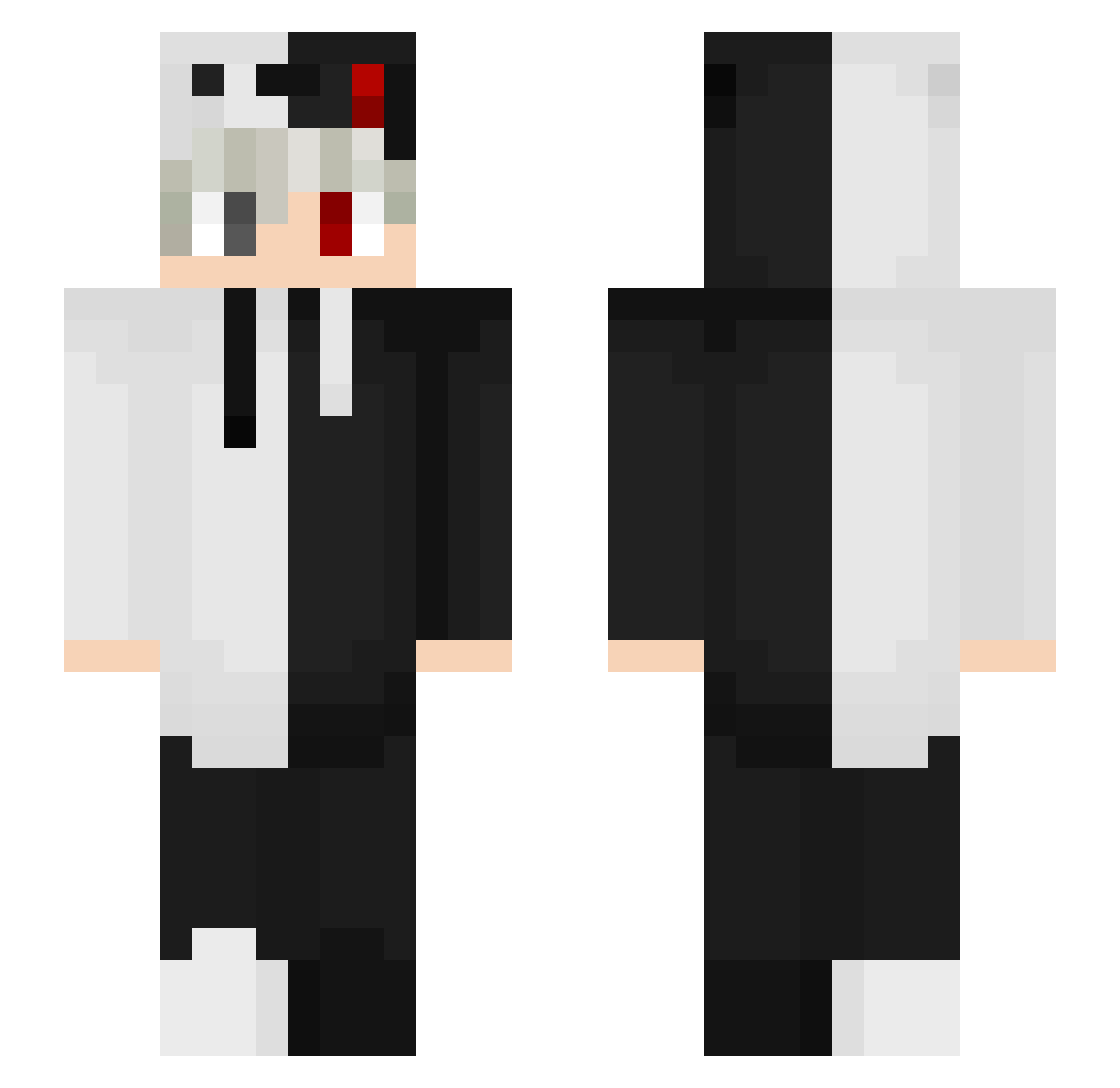 Tungg_VN Minecraft skin, front and back view
