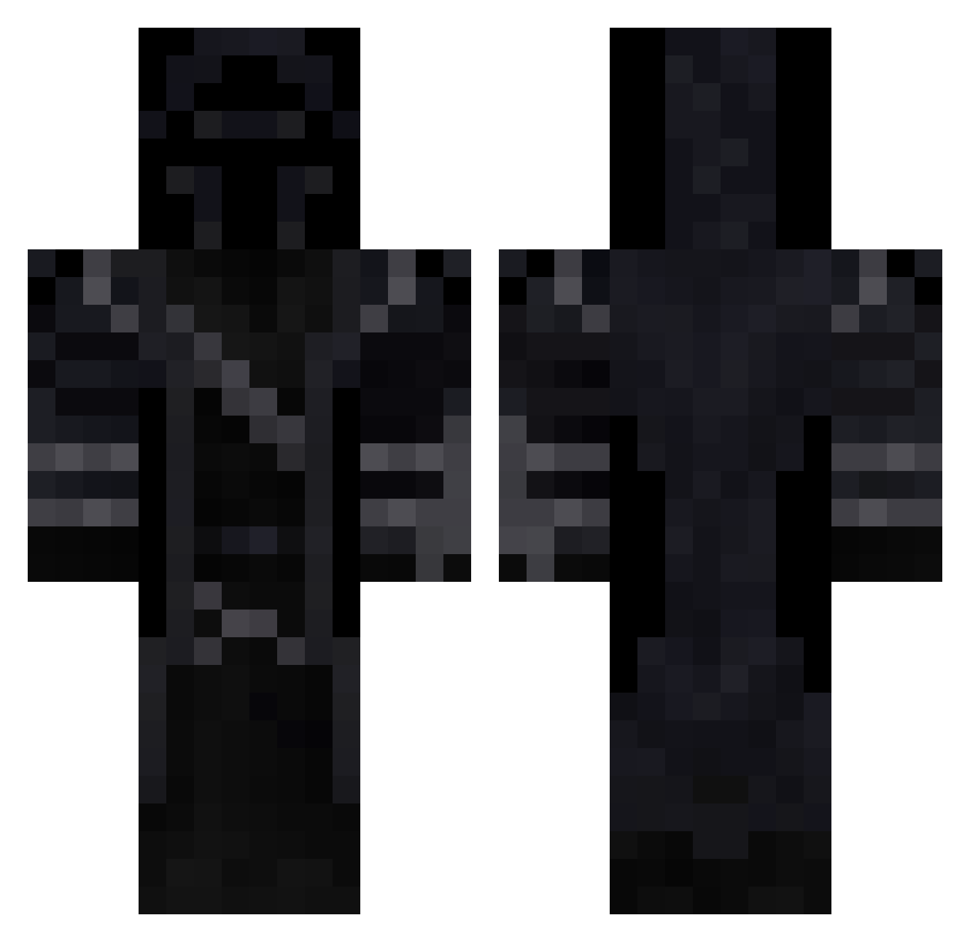 KaVioreK Minecraft skin, front and back view