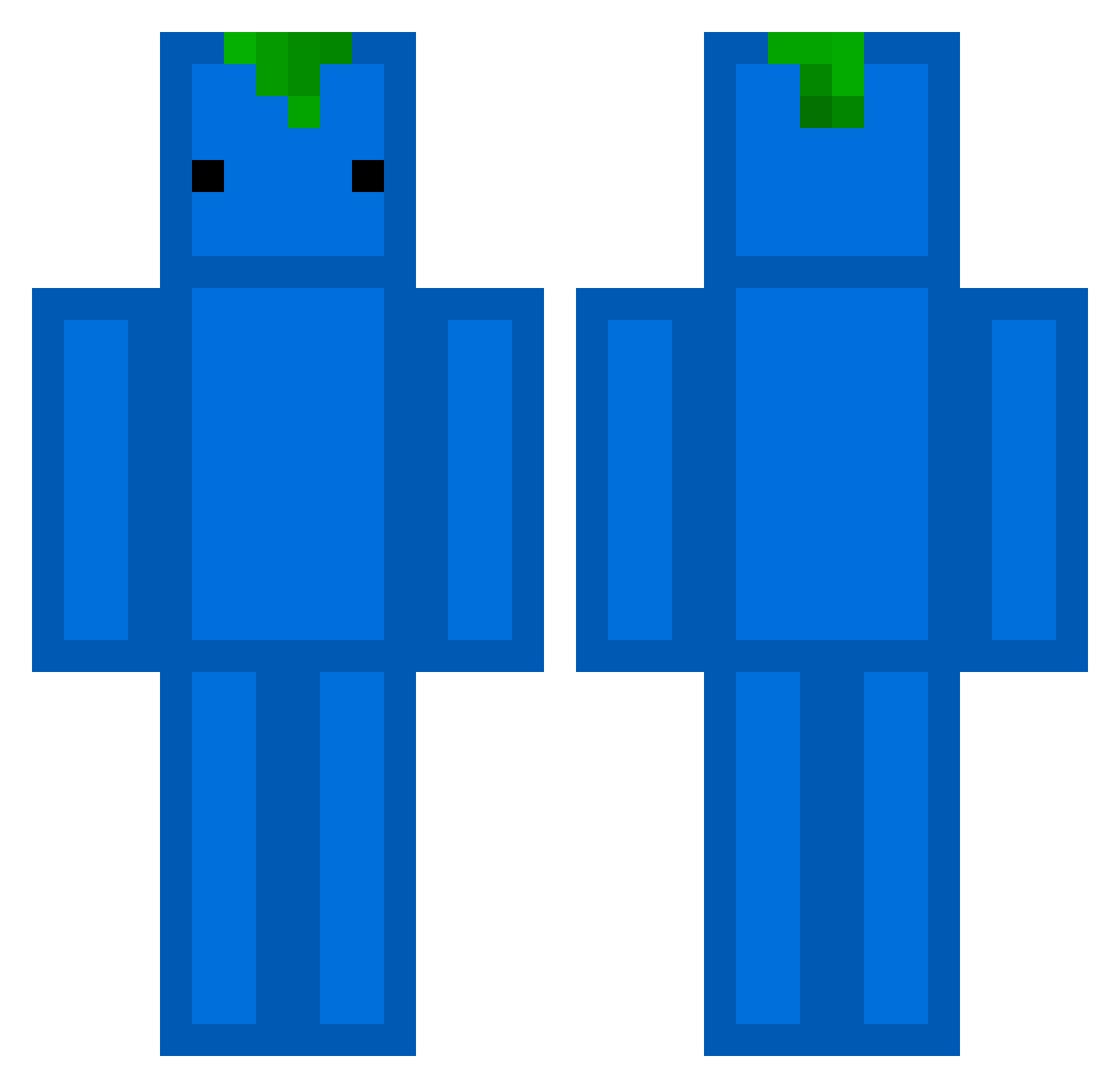 barry0804 Minecraft skin, front and back view