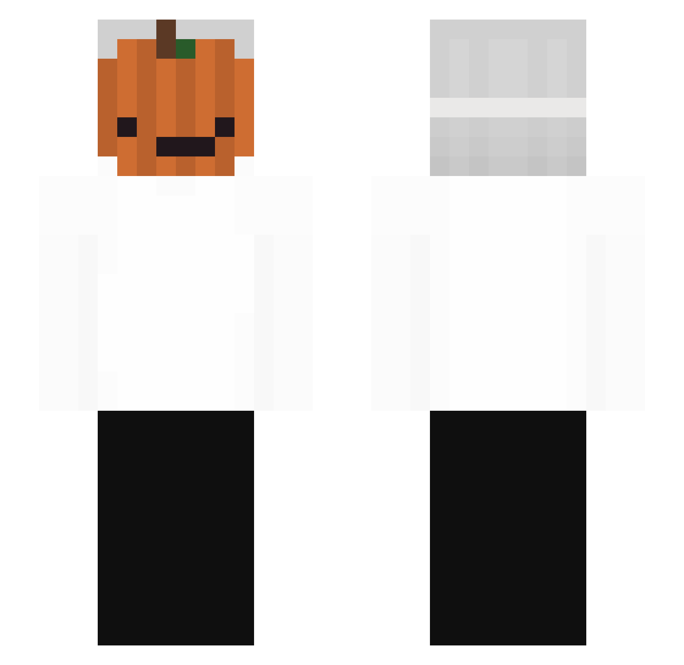 envyotul Minecraft skin, front and back view