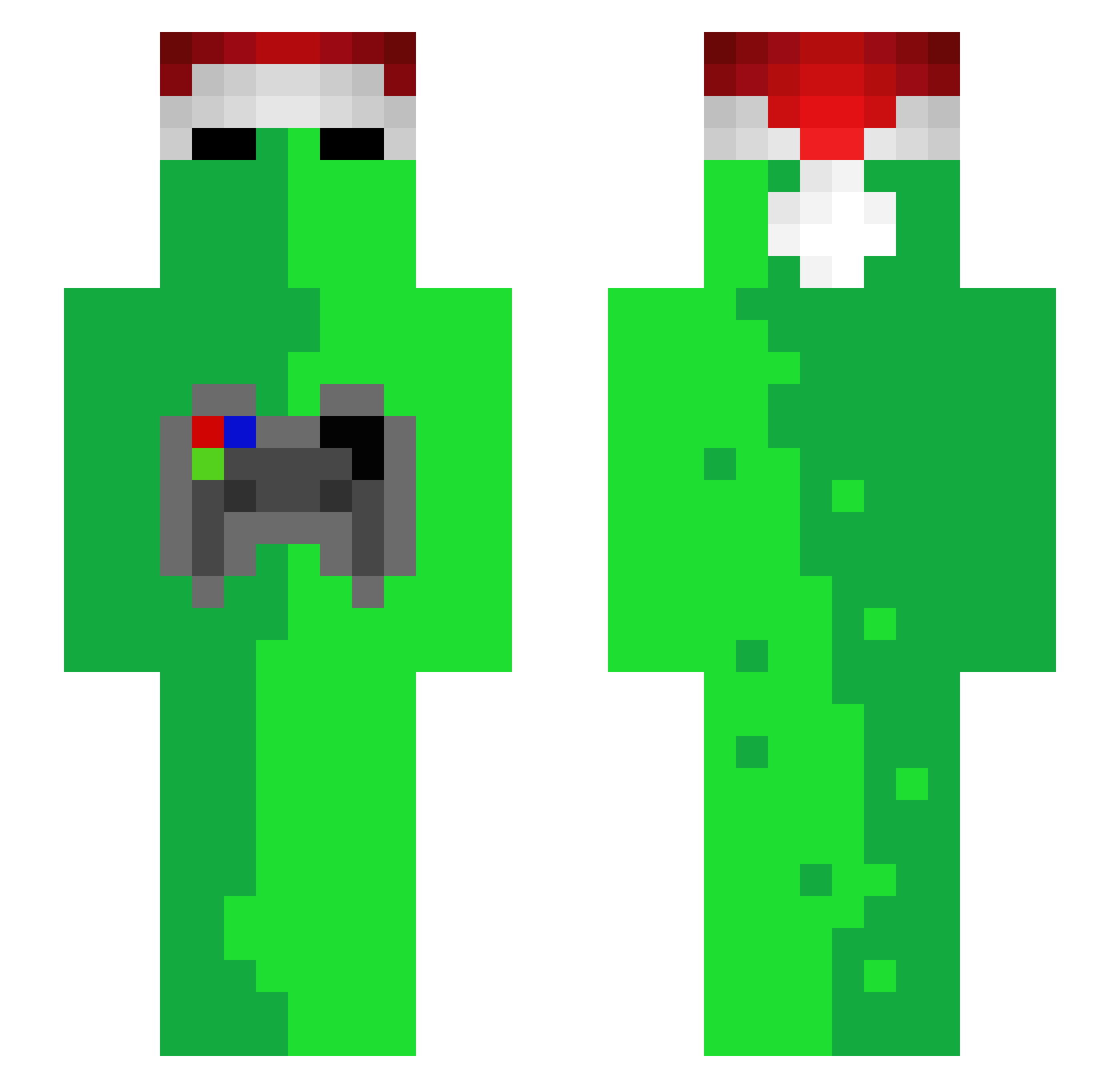MasterGamePr0 Minecraft skin, front and back view