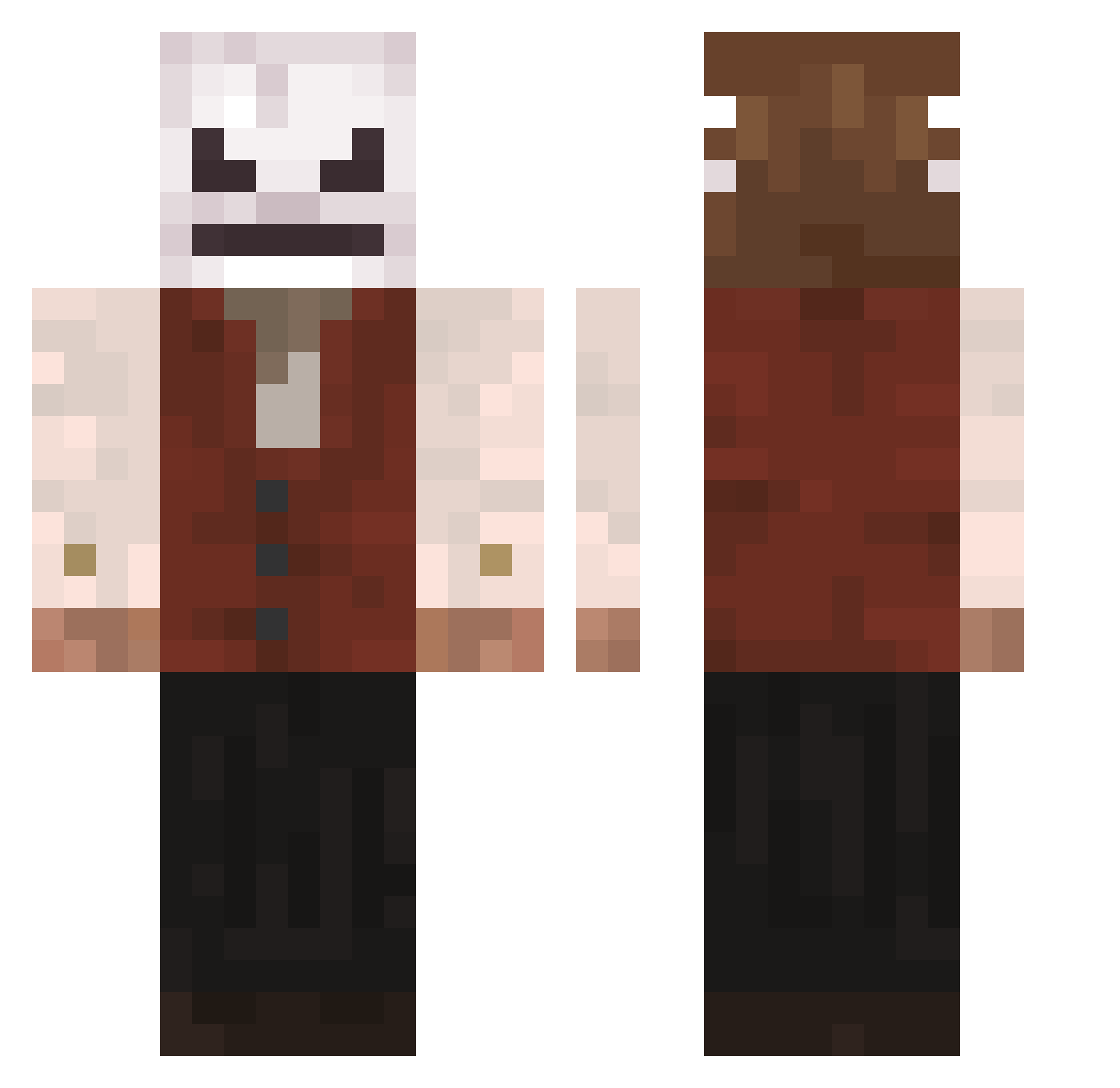 MOILEN_ Minecraft skin, front and back view