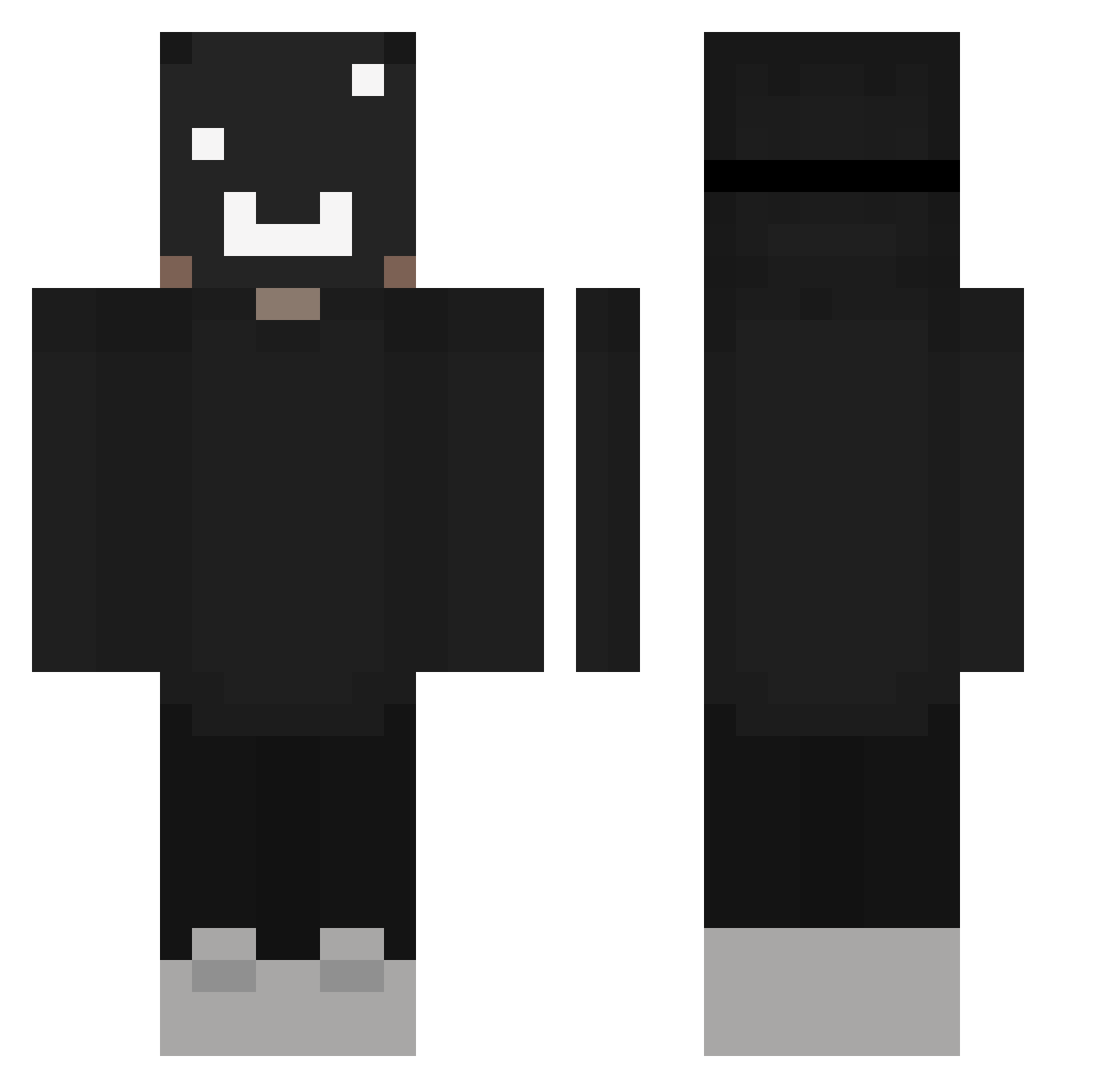 dexsi2121 Minecraft skin, front and back view