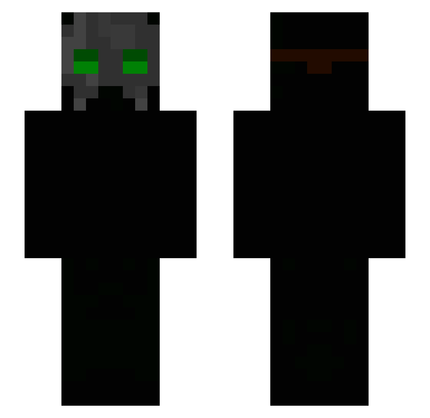 a_noble Minecraft skin, front and back view
